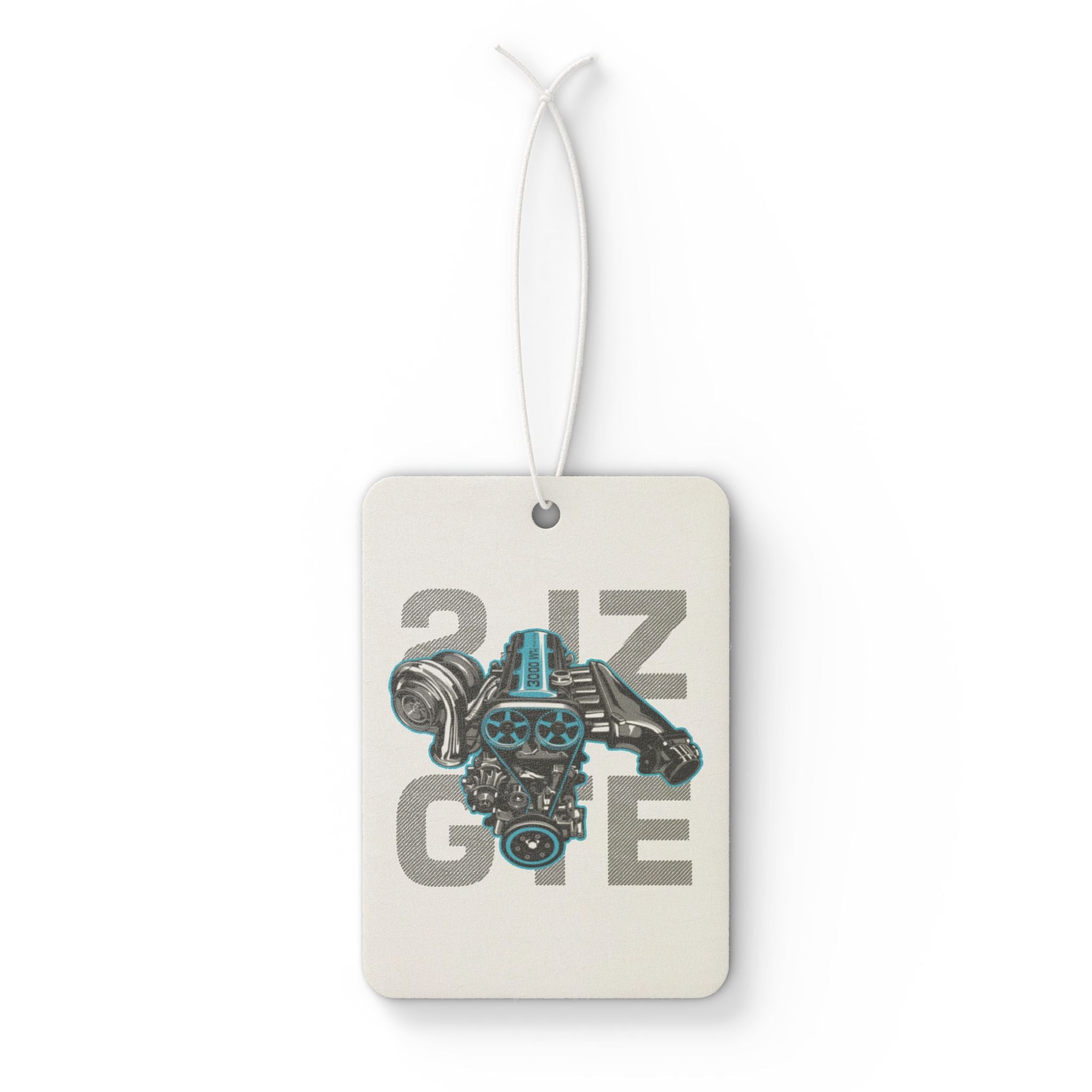 2JZ-GTE Engine Air Freshener – Black Ice, Pine, New Car Scent