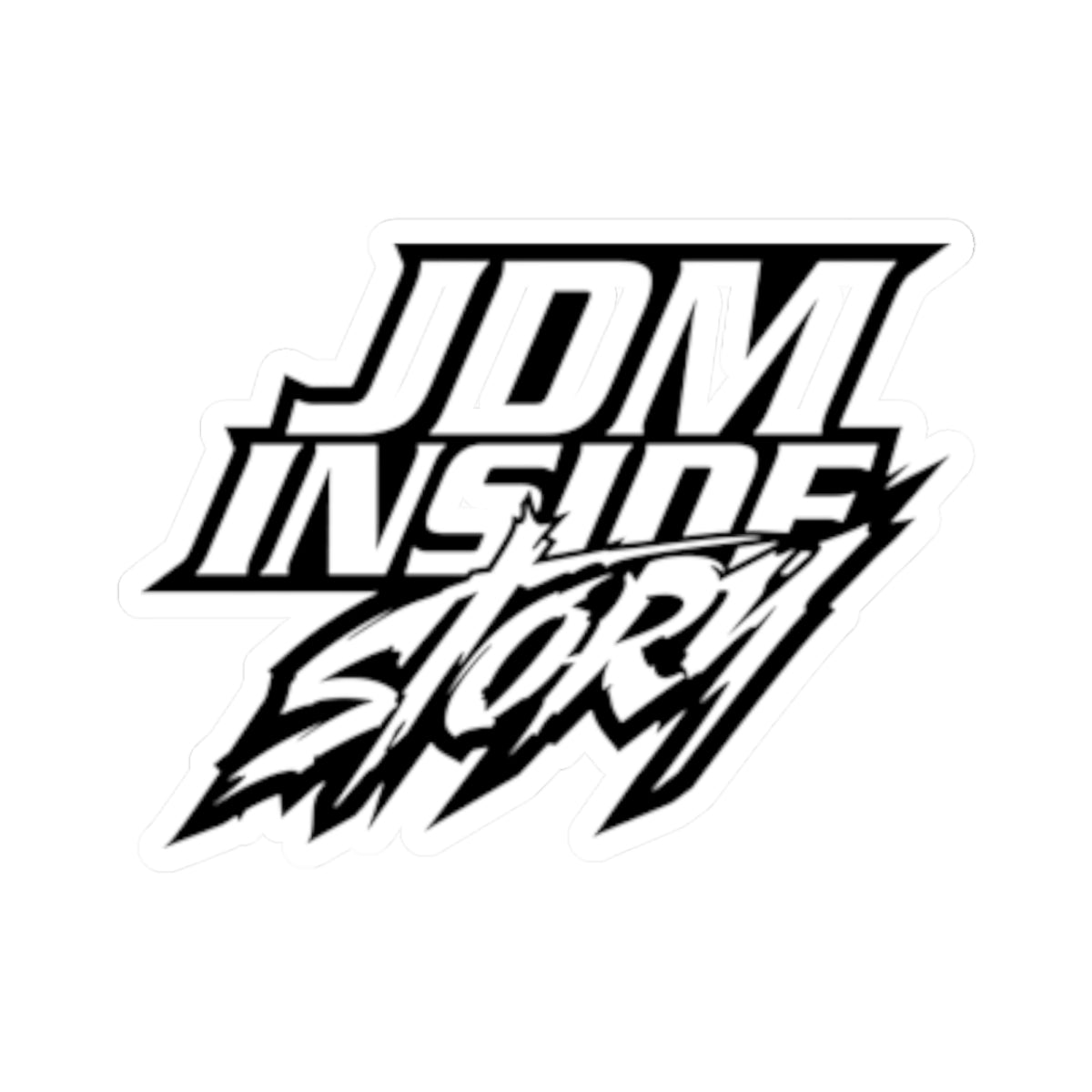 JDM Inside Story Kiss-Cut Sticker | Japanese Car Culture Decal | Drift Tuner Laptop &amp; Car Sticker