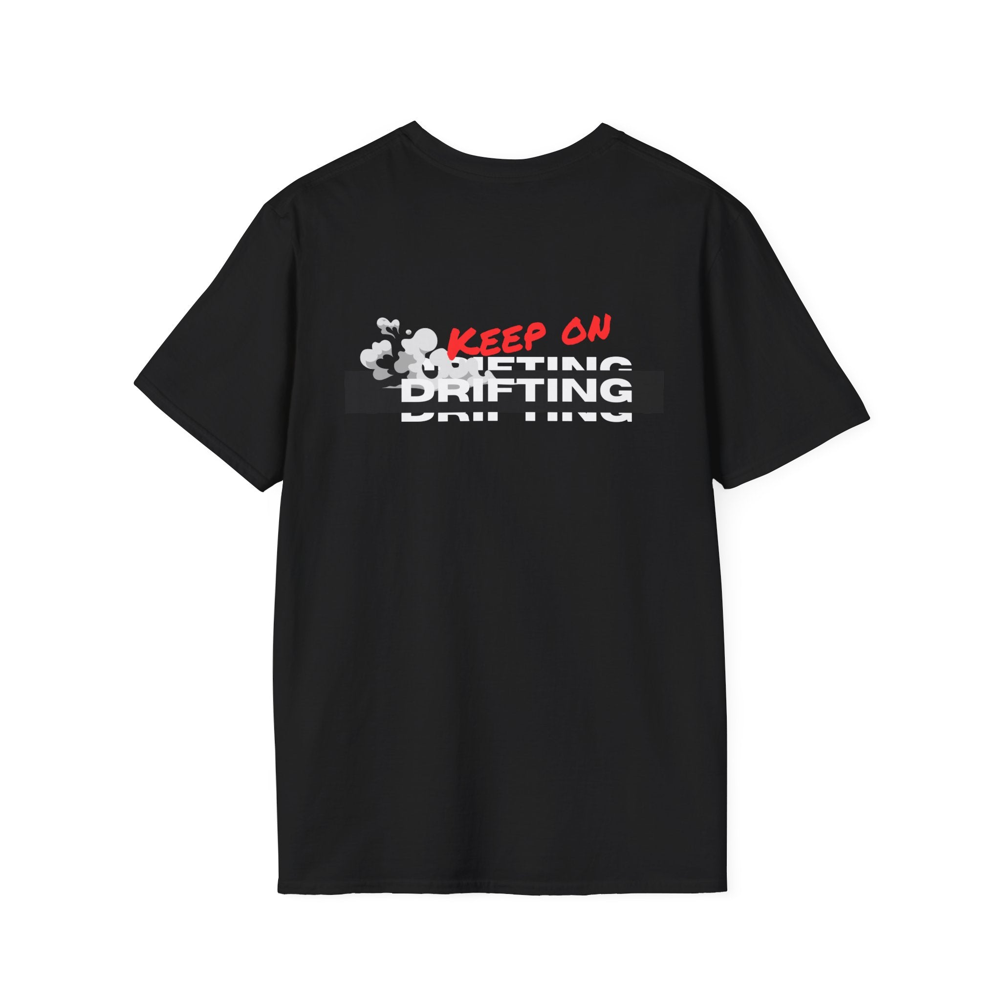 Keep On Drifting One Corner at a Time T-Shirt Smoke Design