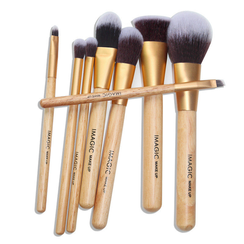 8-Piece Multi-Purpose Makeup Brush Set – Soft Synthetic Bristles