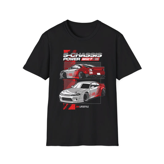 JDM Lifestyle Silvia S-Chassis T-Shirt – Embrace the Drift Icon