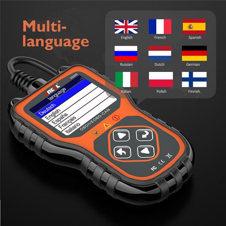 Ancel As200 Obd2 Scanner / Vehicle Diagnostic Tool