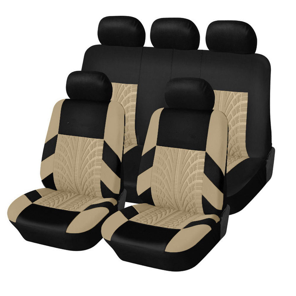 9-Piece Universal Car Seat Covers – All-Season Protection Set