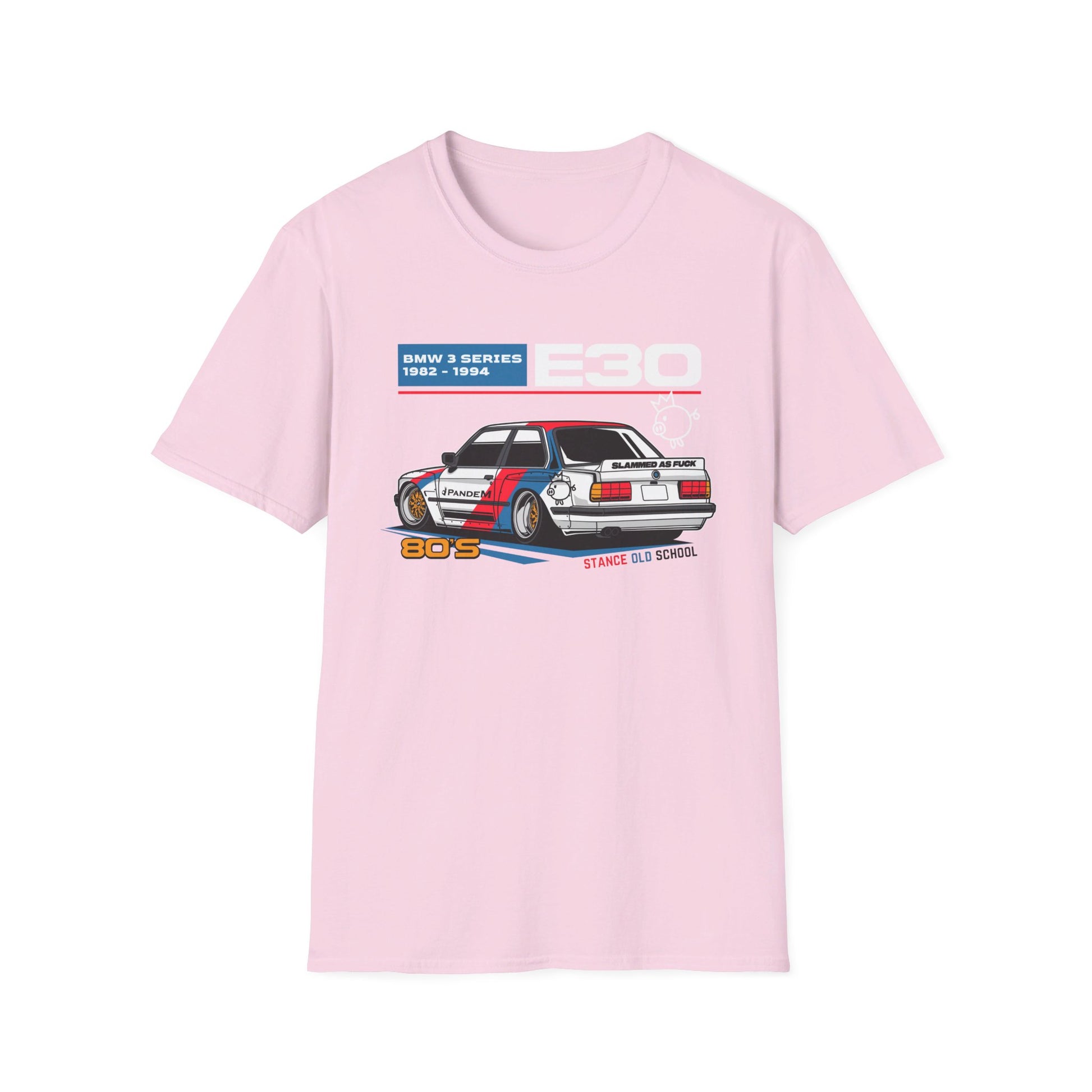 Stanced BMW E30 T-Shirt – Classic Stance, Timeless Style