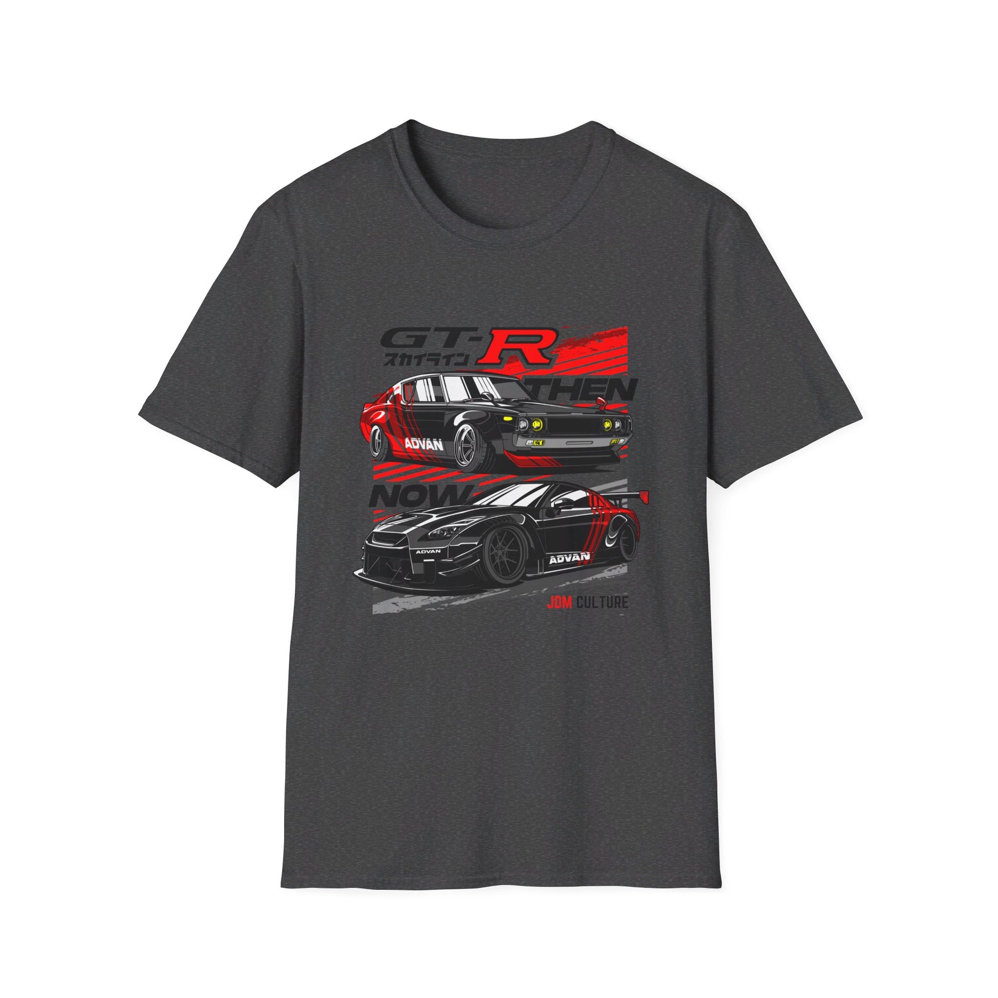 JDM Culture GTR Then and Now T-Shirt – A Tribute to Generations of Performance