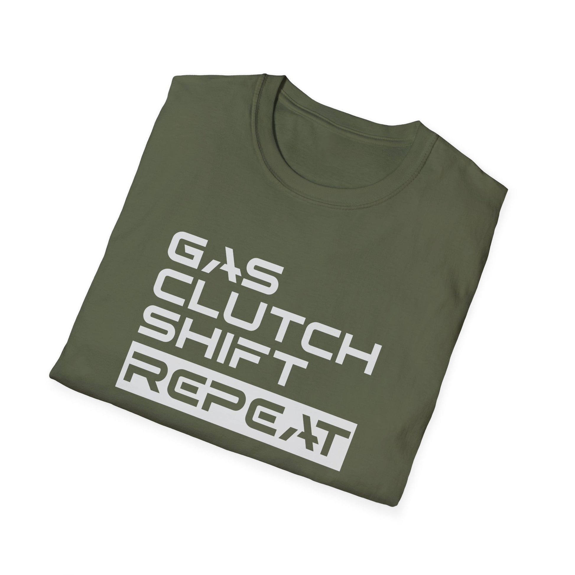 Gas, Clutch, Shift, Repeat T-Shirt, Manual Transmission Shirt