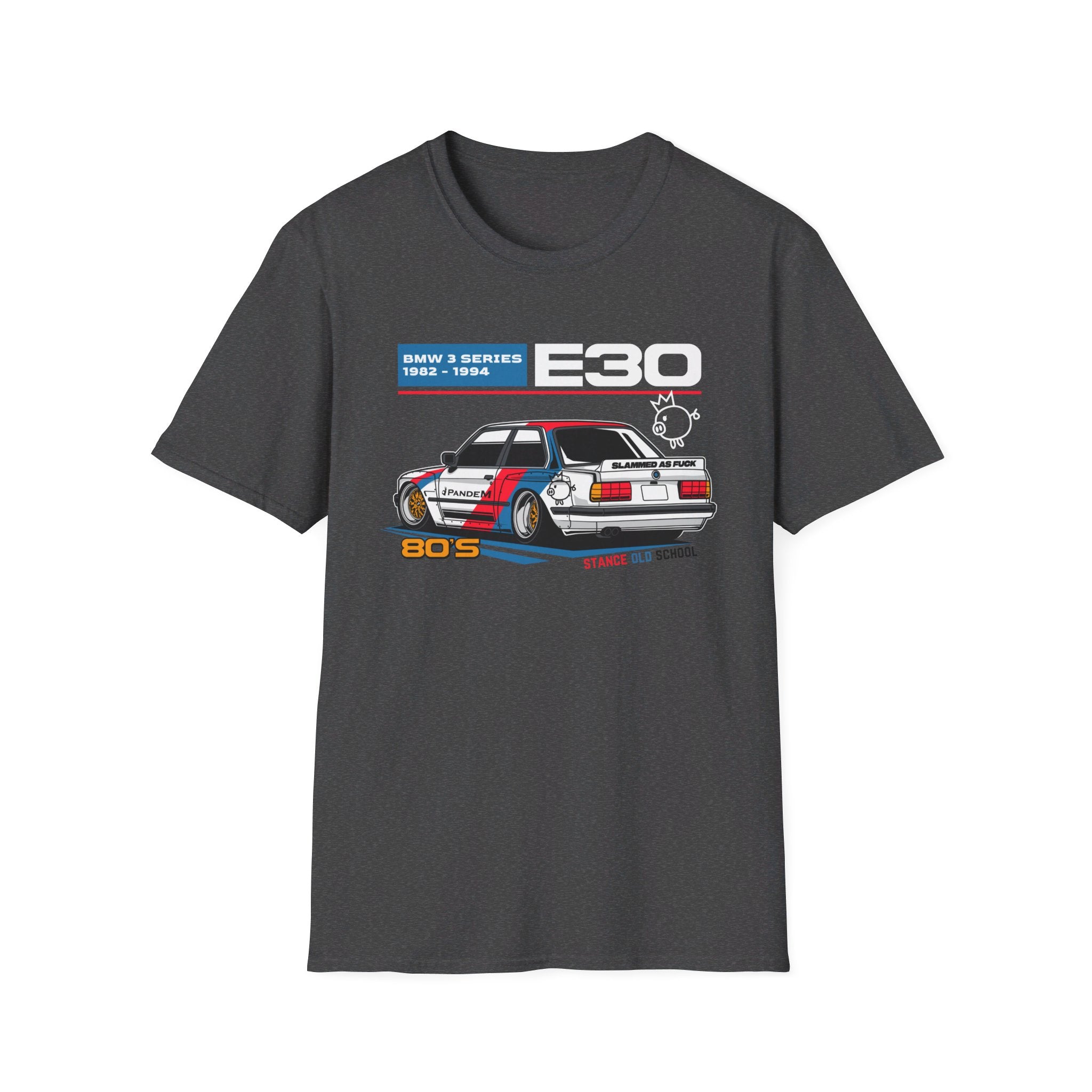 Stanced BMW E30 T-Shirt – Classic Stance, Timeless Style