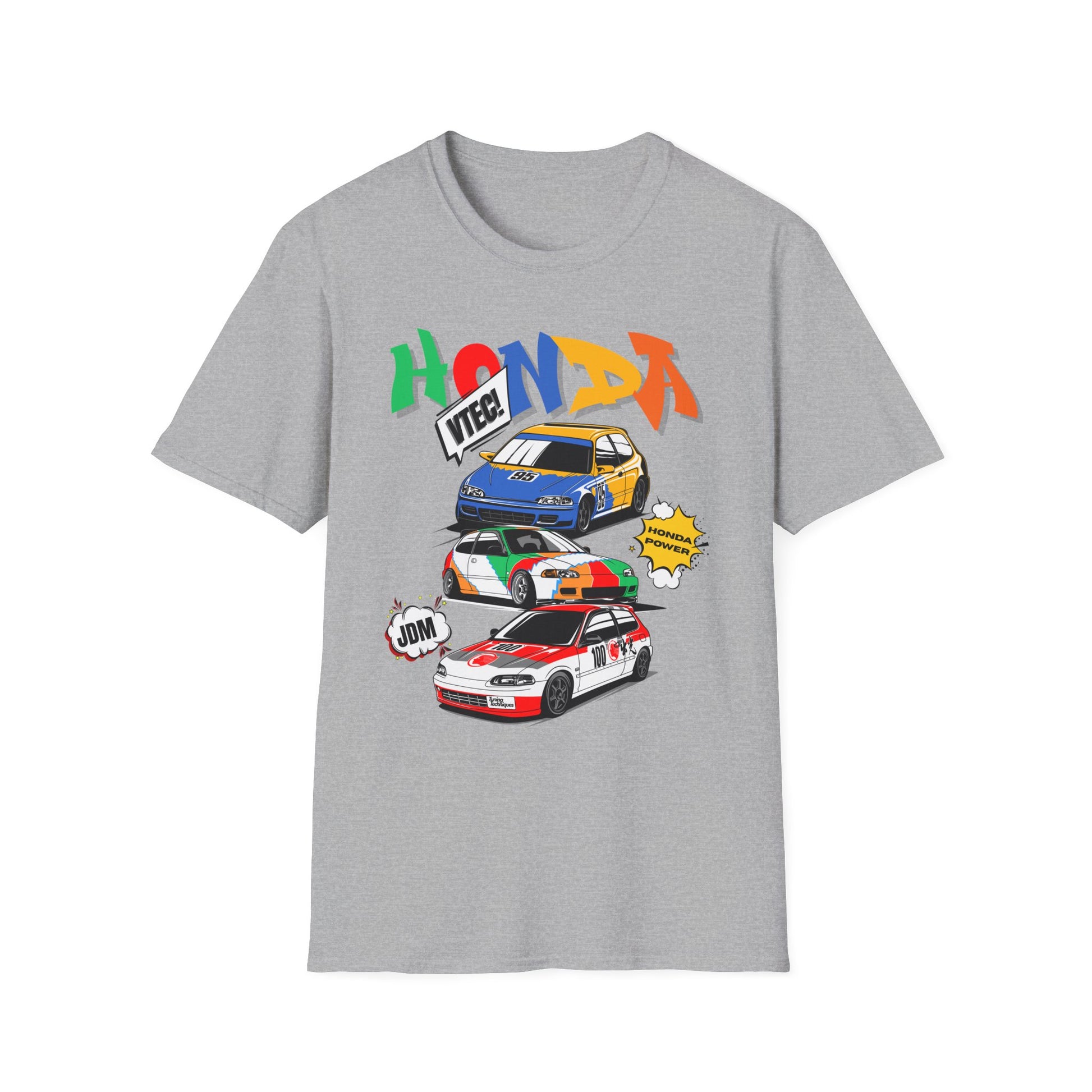 Honda EG Civic VTEC T-Shirt JDM Hatchback Legend • Classic 90s Civic Gift