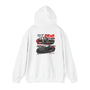 JDM Culture GT-R Then and Now Hoodie with Racing Car Design