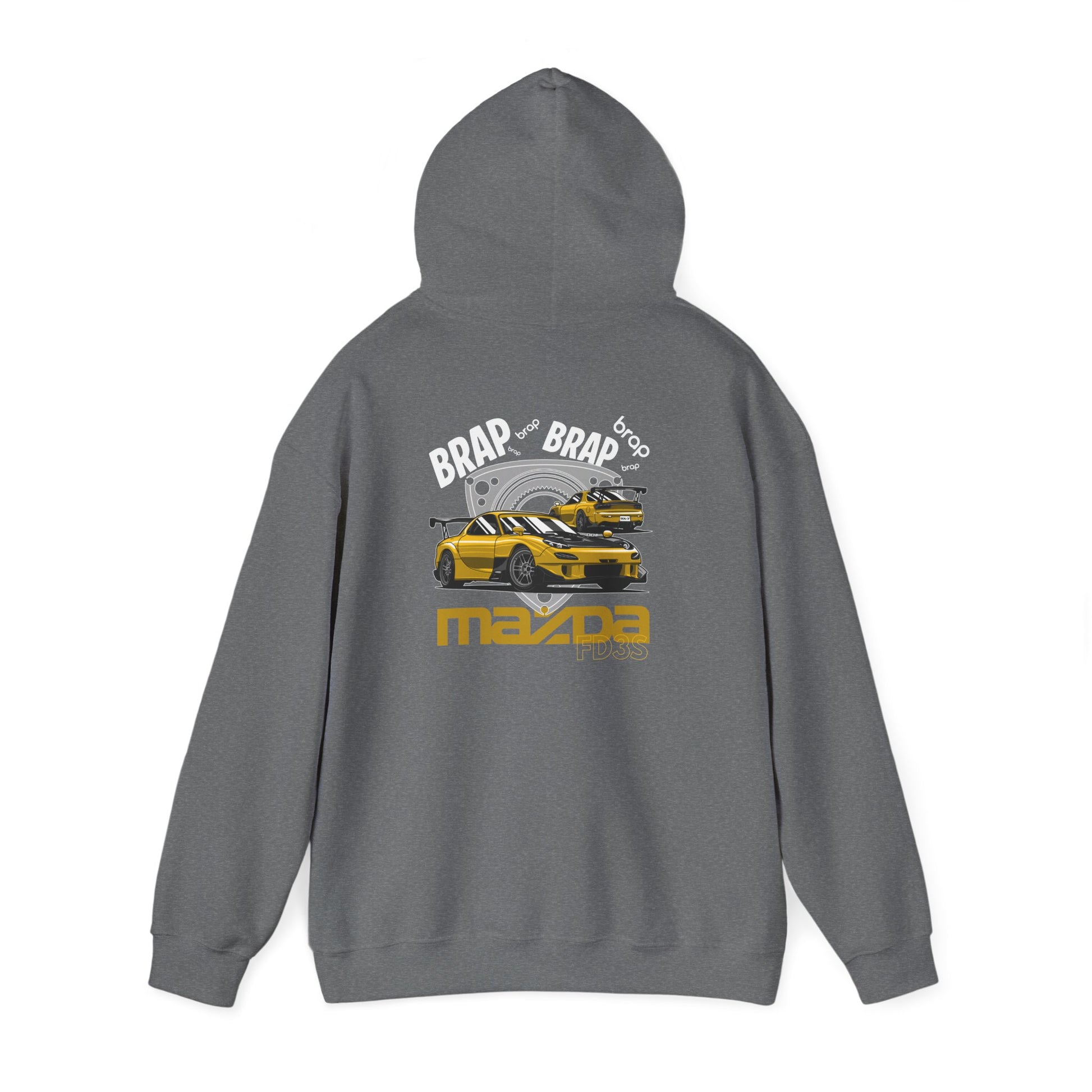 Brap Brap Mazda RX-7 FD3S Hooded Sweatshirt