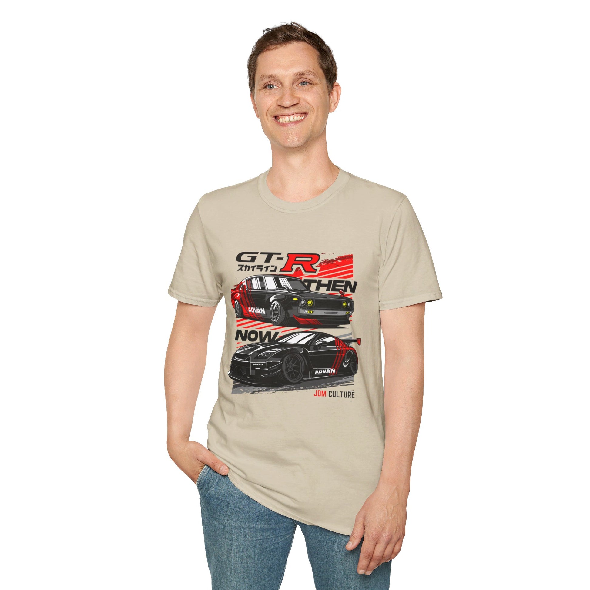 JDM Culture GTR Then and Now T-Shirt – A Tribute to Generations of Performance