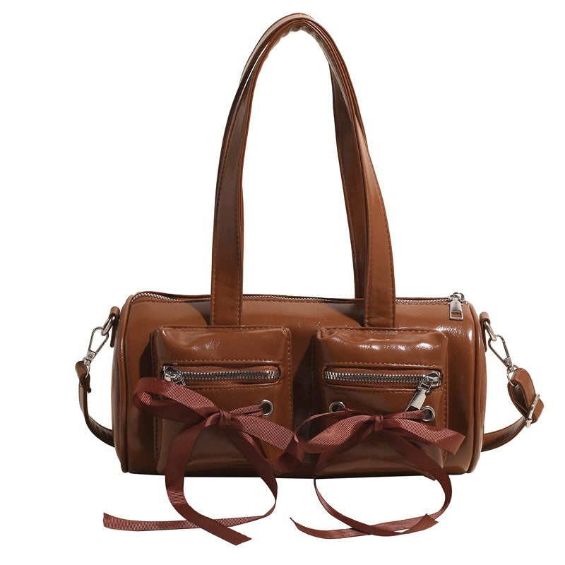 PU Leather Bow Crossbody Bag – Compact & Stylish Handbag for Women