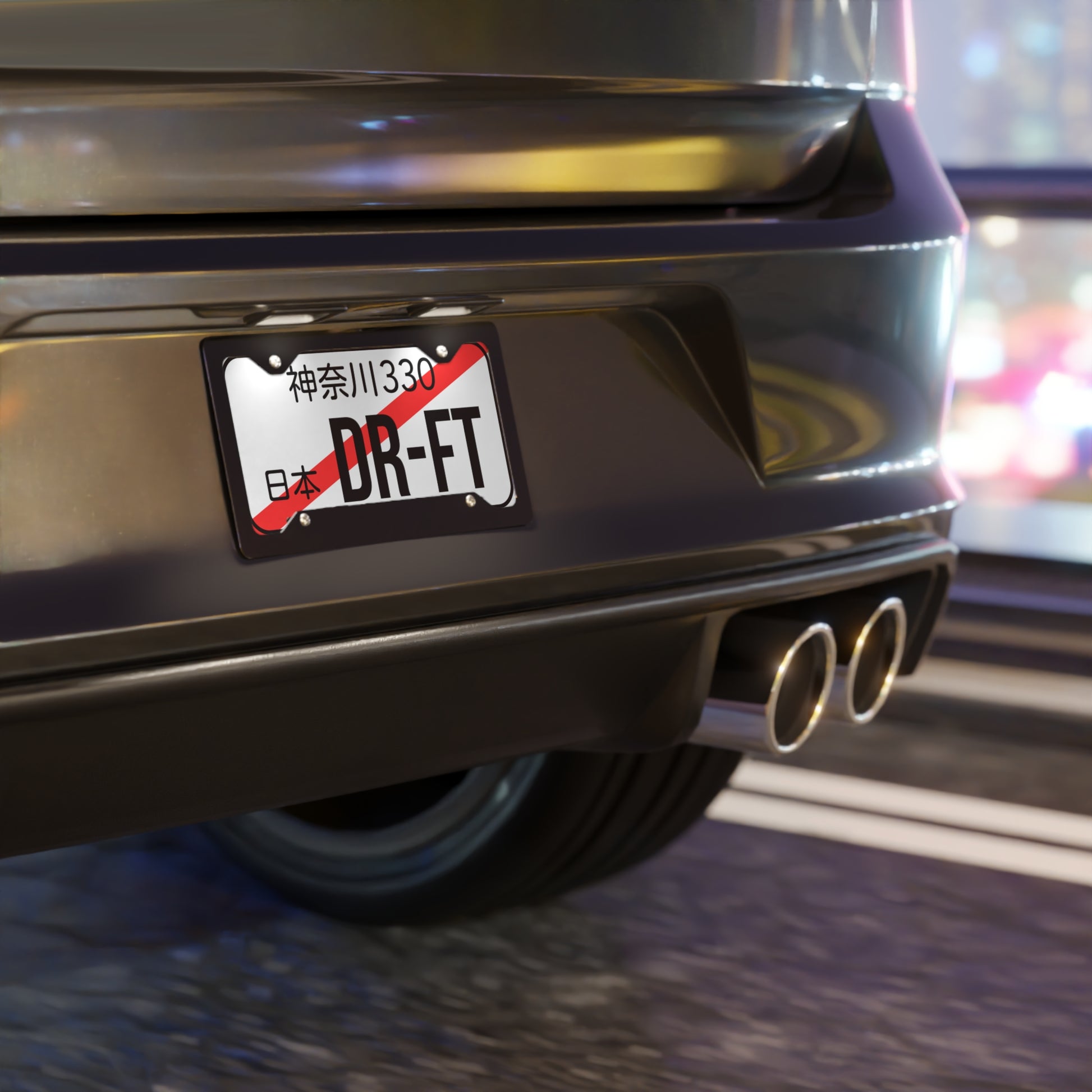 Custom DRIFT Aluminum Vanity Plate – Japanese License Plate Style | Car Accessories, Drift Gift, Garage Decor