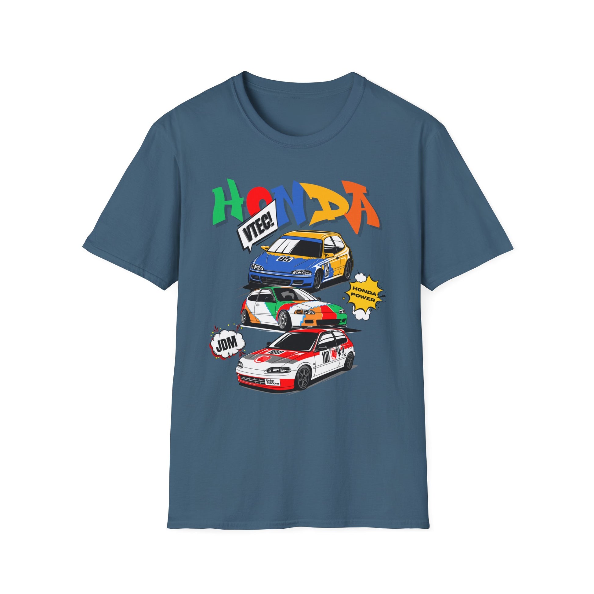 Honda EG Civic VTEC T-Shirt JDM Hatchback Legend • Classic 90s Civic Gift
