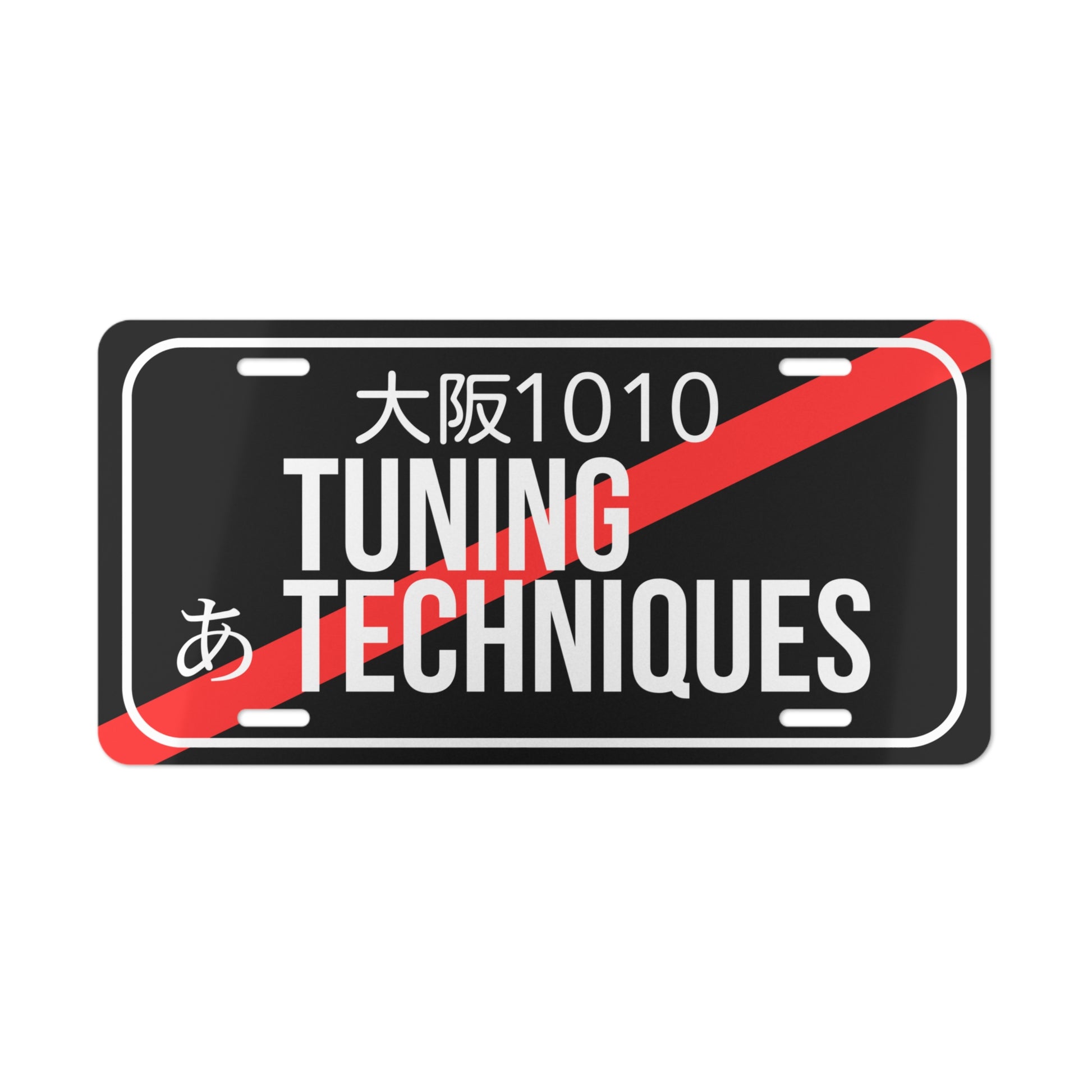 Tuning Techniques Vanity License Plate, Personalized Car Decoration, Unique Auto Gift, Funny Car Plate, Customizable Vehicle Accessory