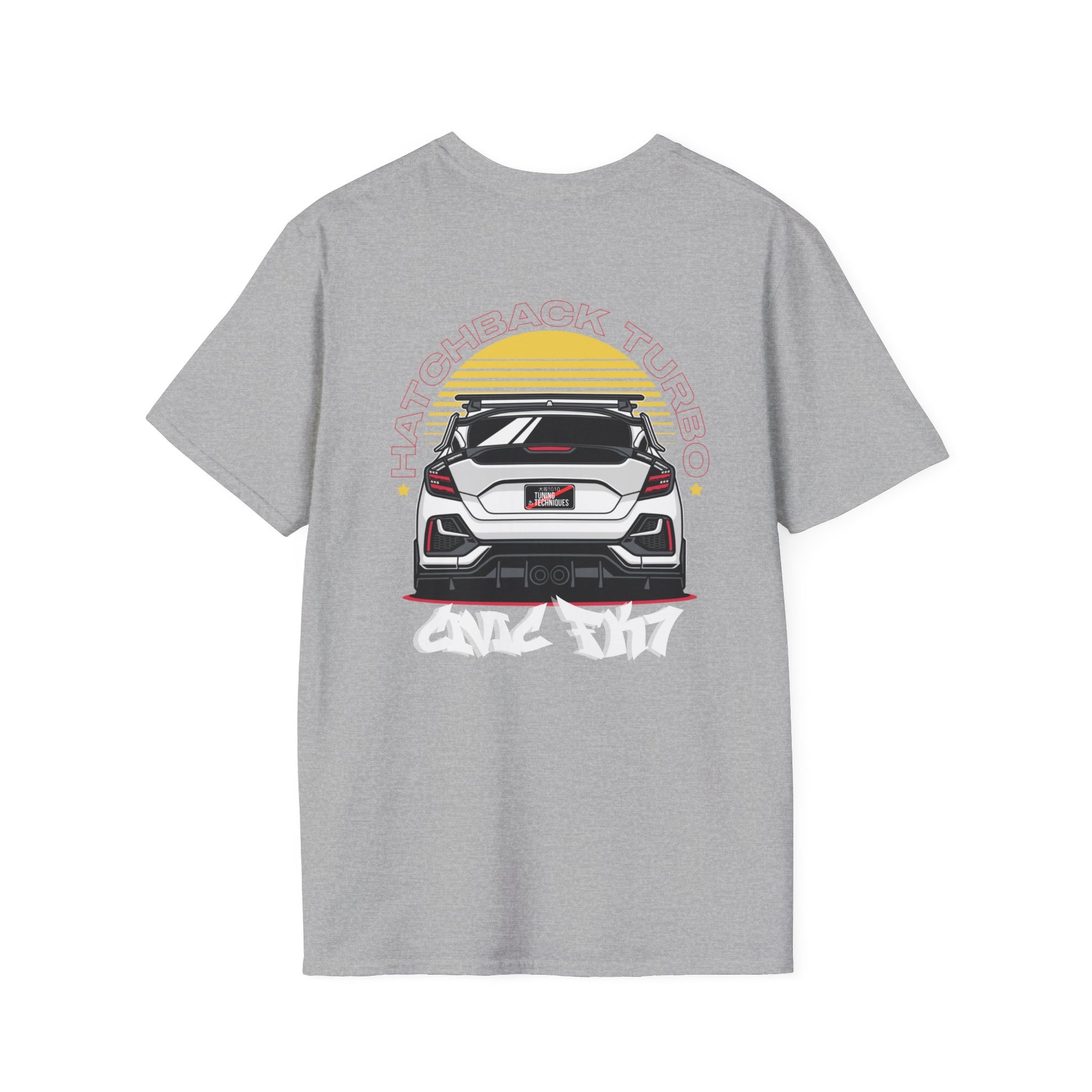 Honda FK7 Hatchback Turbo T-Shirt | JDM Civic Sport Tee | Modern  Car Guy Gift