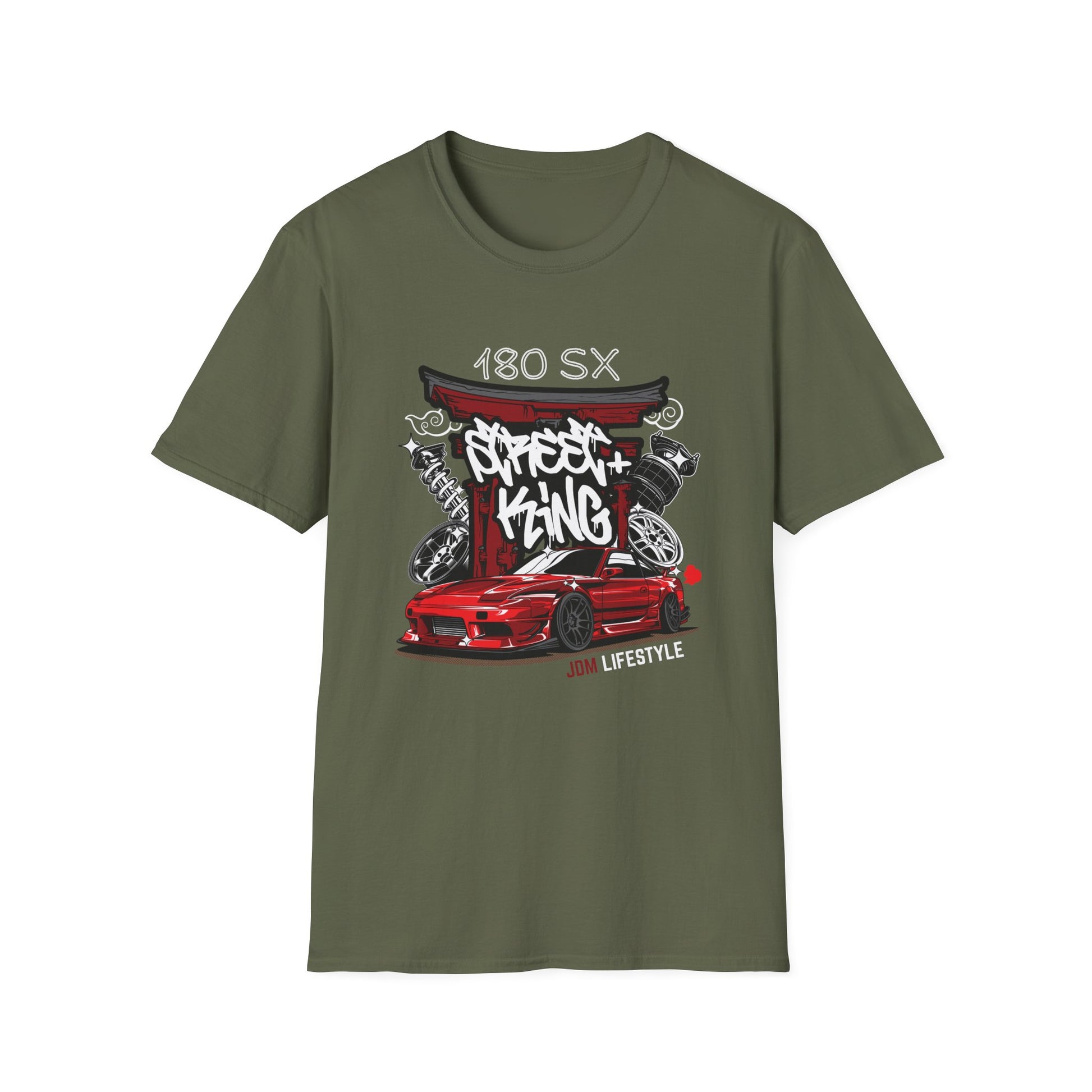 JDM Lifestyle 180 SX Street King T-Shirt – Rule the Streets in Style