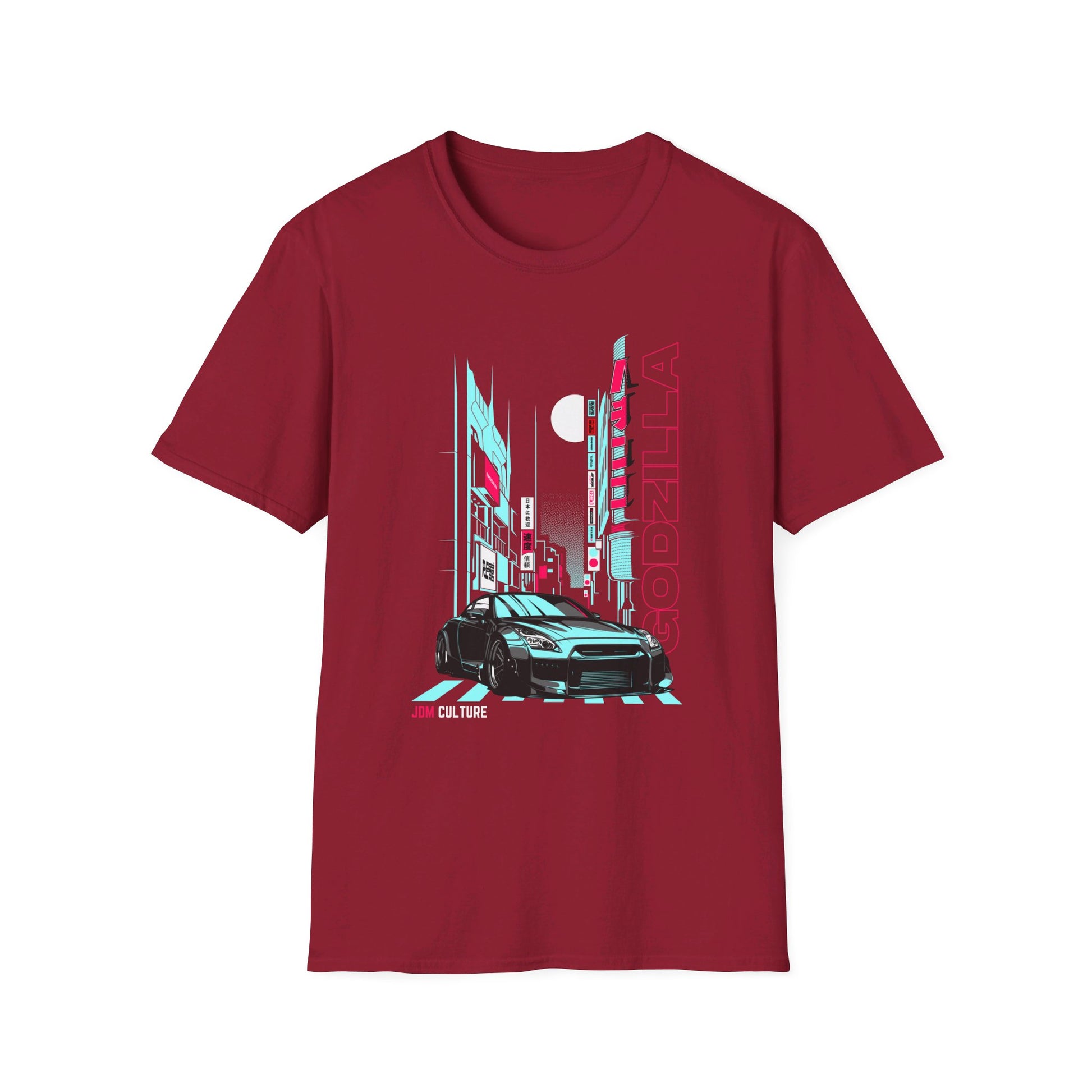 JDM Culture R35 Godzilla City T-Shirt – Unleash the Beast on the Streets