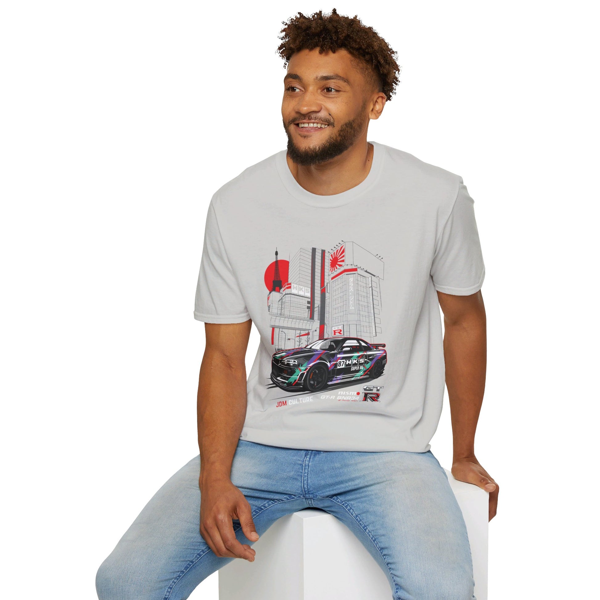 Unleash the Spirit of the Streets with the JDM Culture HKS R34 City T-Shirt