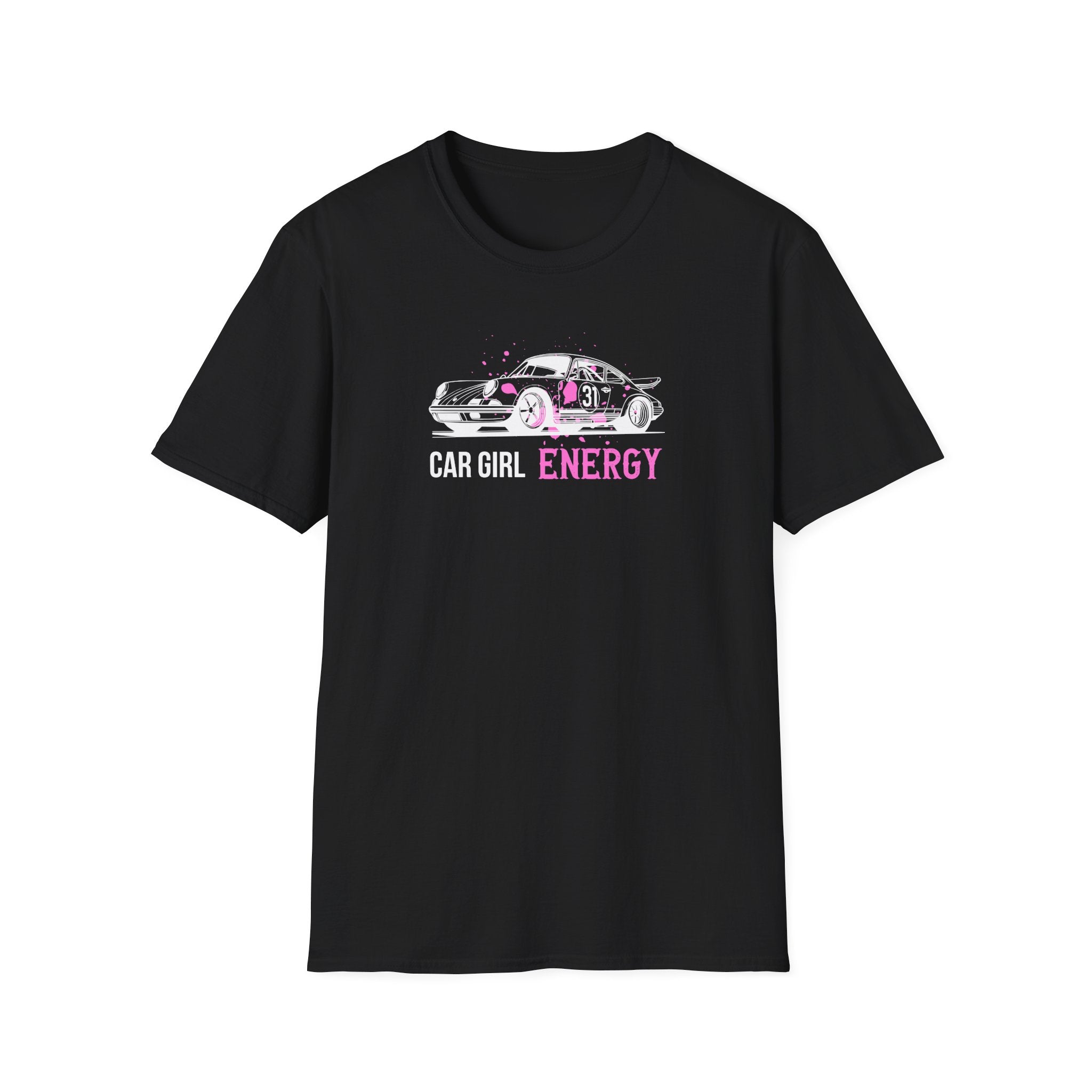 Car Girl Energy Porsche Style Shirt, 911 Drift Car Tee, JDM Racing Shirt Women, Pink Aesthetic Car Tee, Car Enthusiast Gift