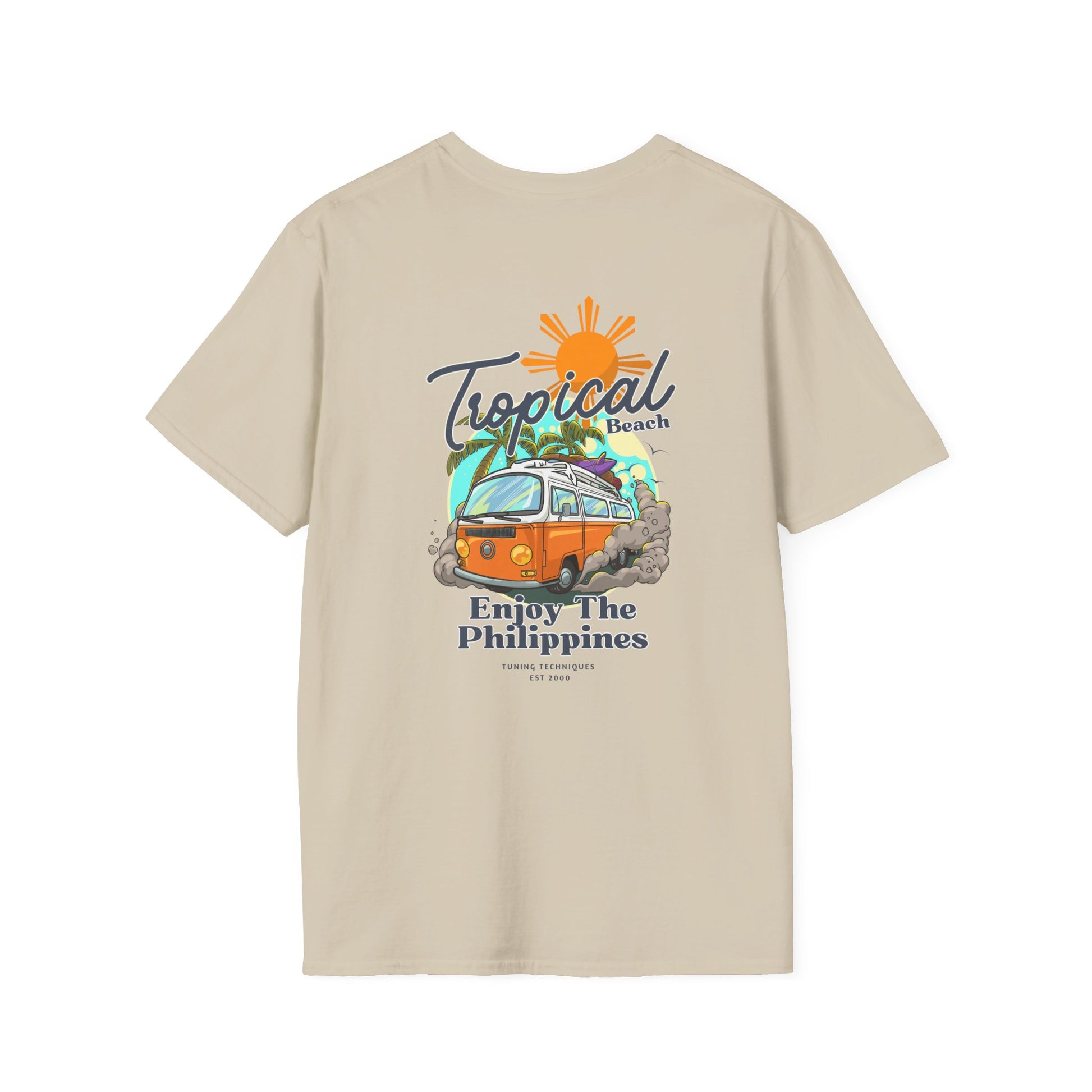 Tropical Beach Vibes Retro Edition T-Shirt