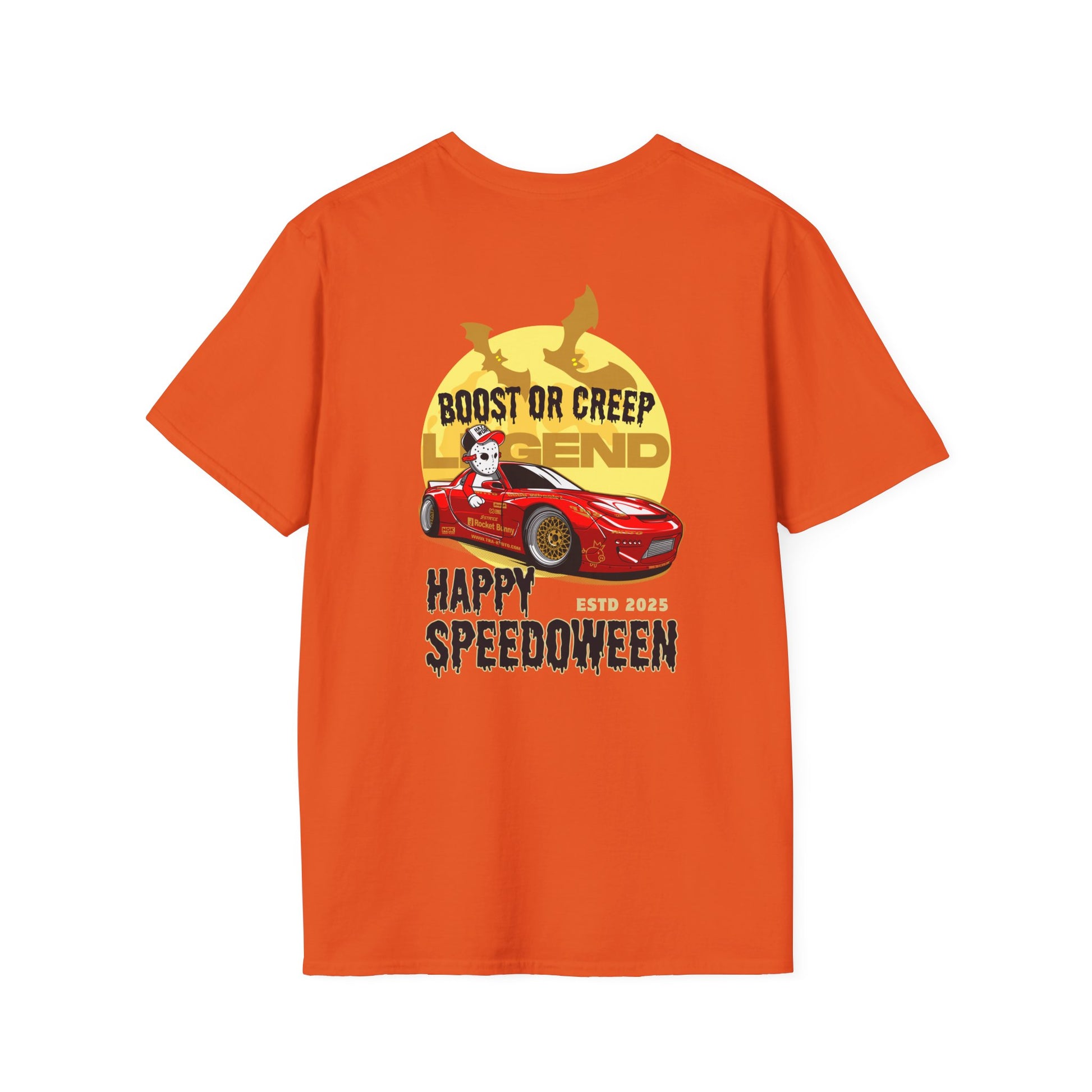 Happy Speedoween FD RX-7 T-Shirt | Boost or Creep Rotary Halloween Car Tee | JDM Drift Streetwear