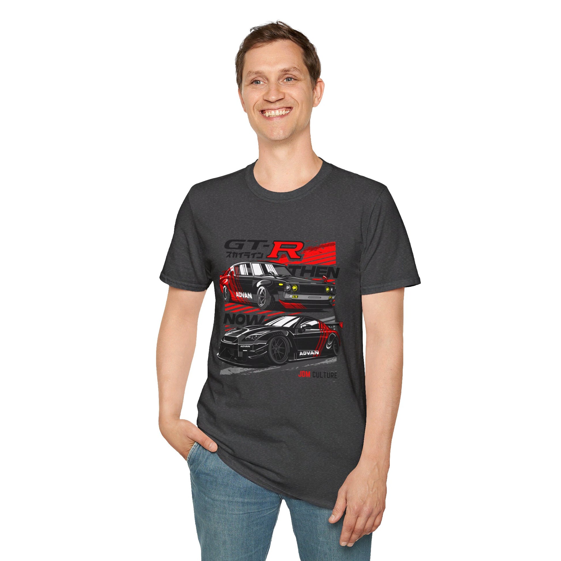 JDM Culture GTR Then and Now T-Shirt – A Tribute to Generations of Performance