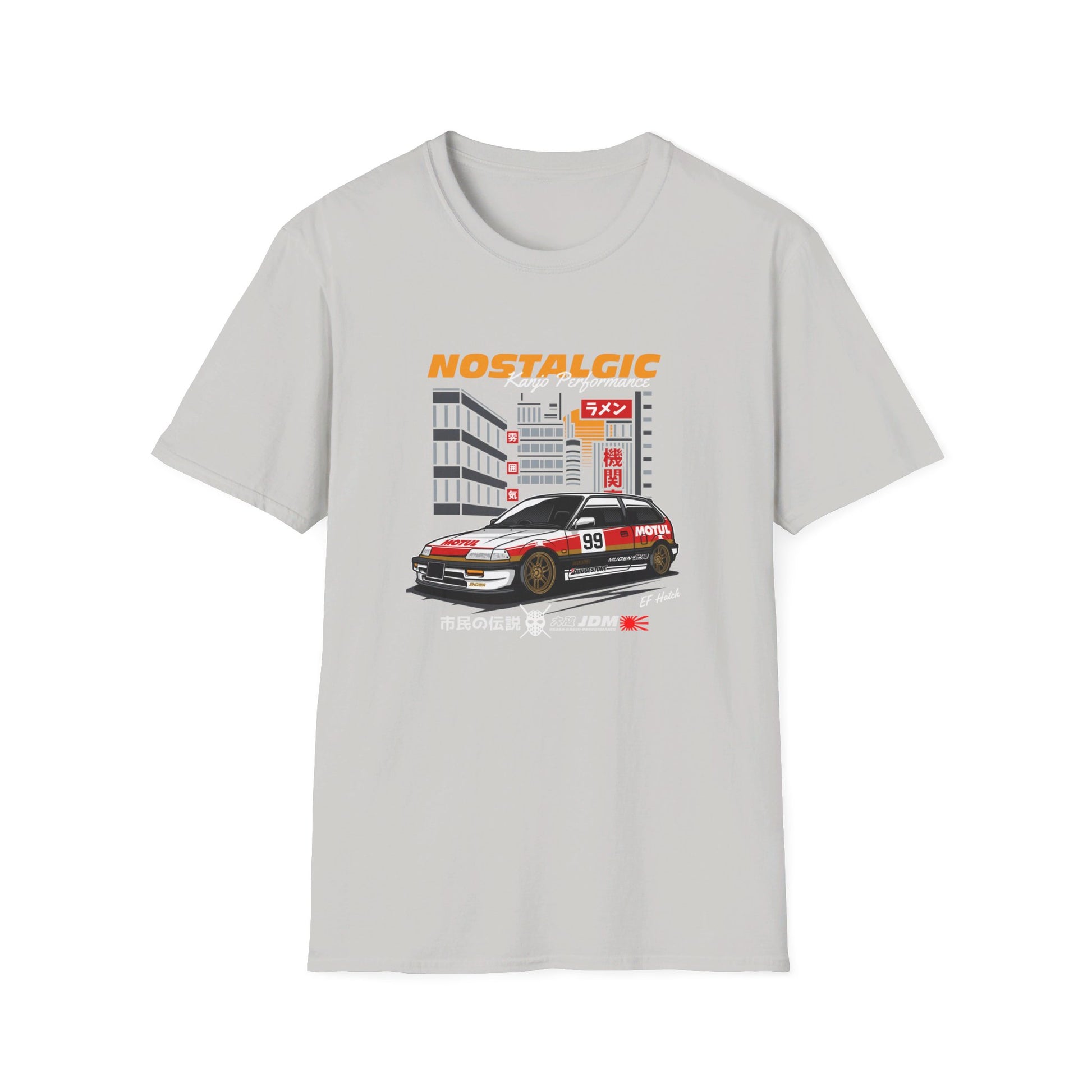 Nostalgic Honda Civic EF Hatch T-Shirt Celebrate a Classic JDM Icon