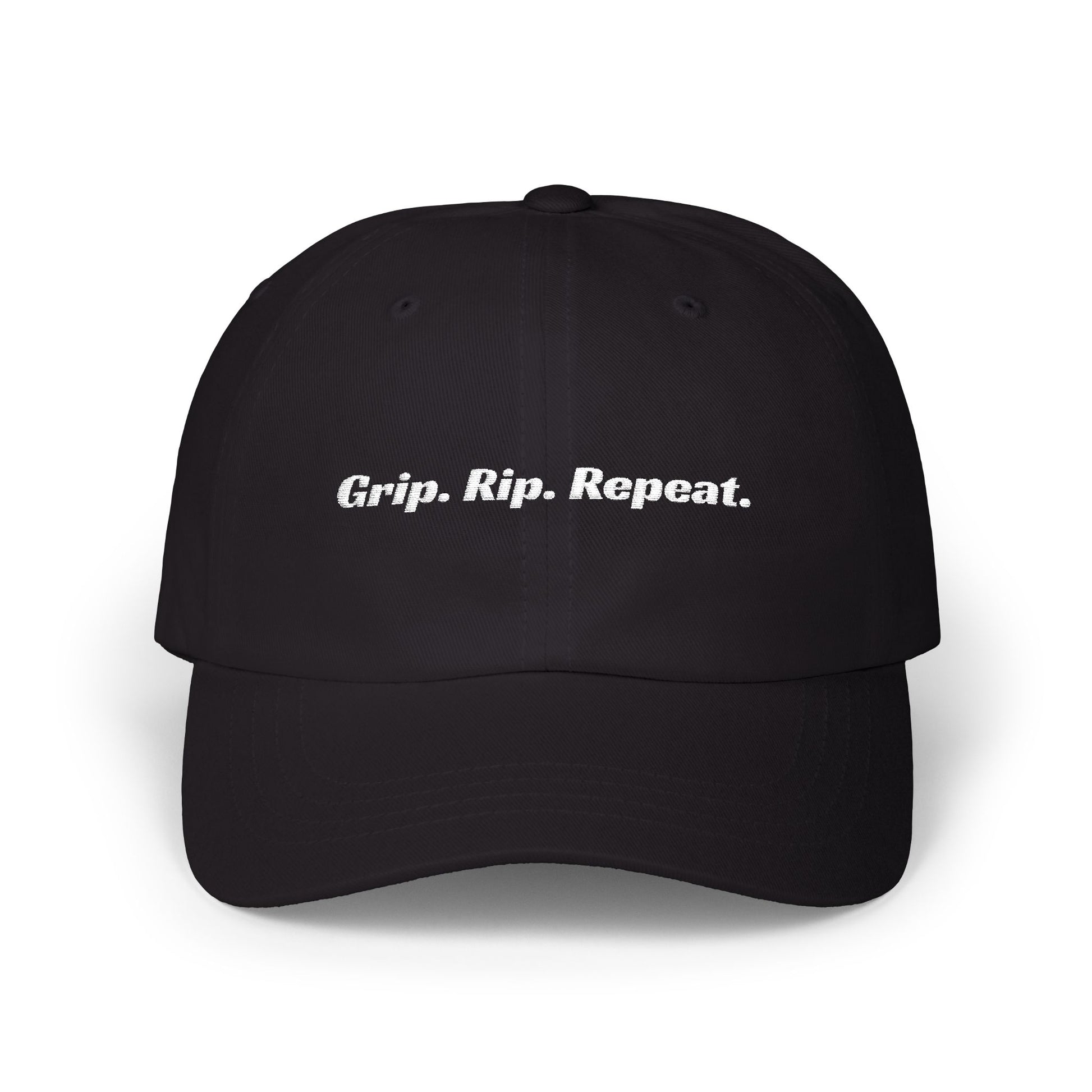 Grip. Rip. Repeat. Dad Cap