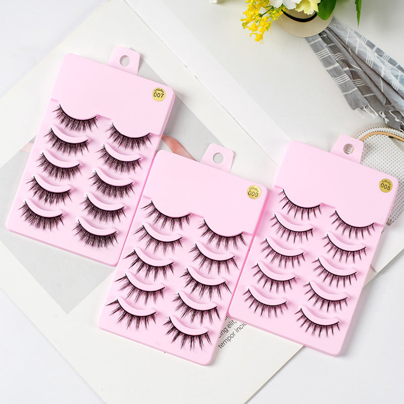 Barbie Beauty False Eyelashes – Natural Slim Length (5 Pairs)