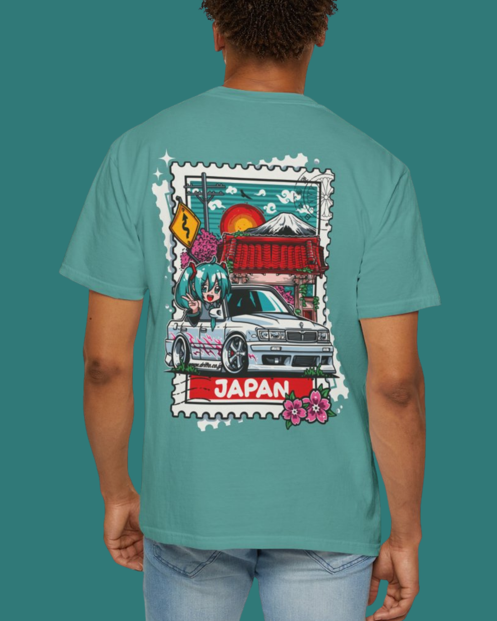 Street Runner Tee | JDM Streetwear Japan Stamp Back Print Tuning Techniques