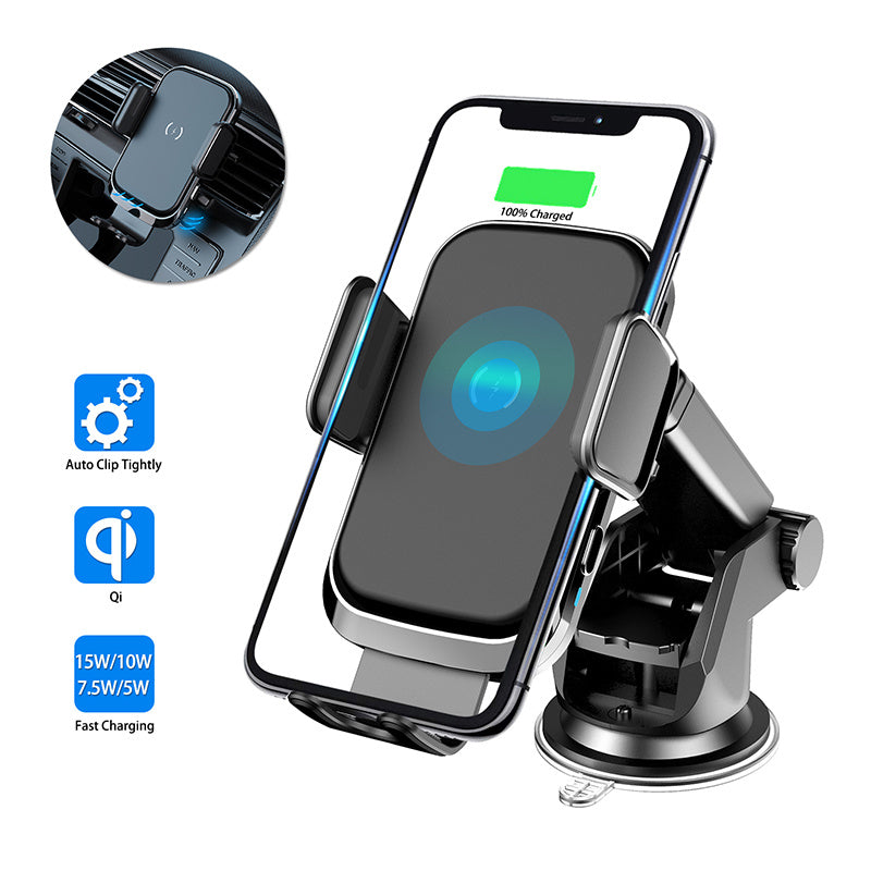 Ultimate Wireless Car Phone Holder | Secure Mount & Fast Charging