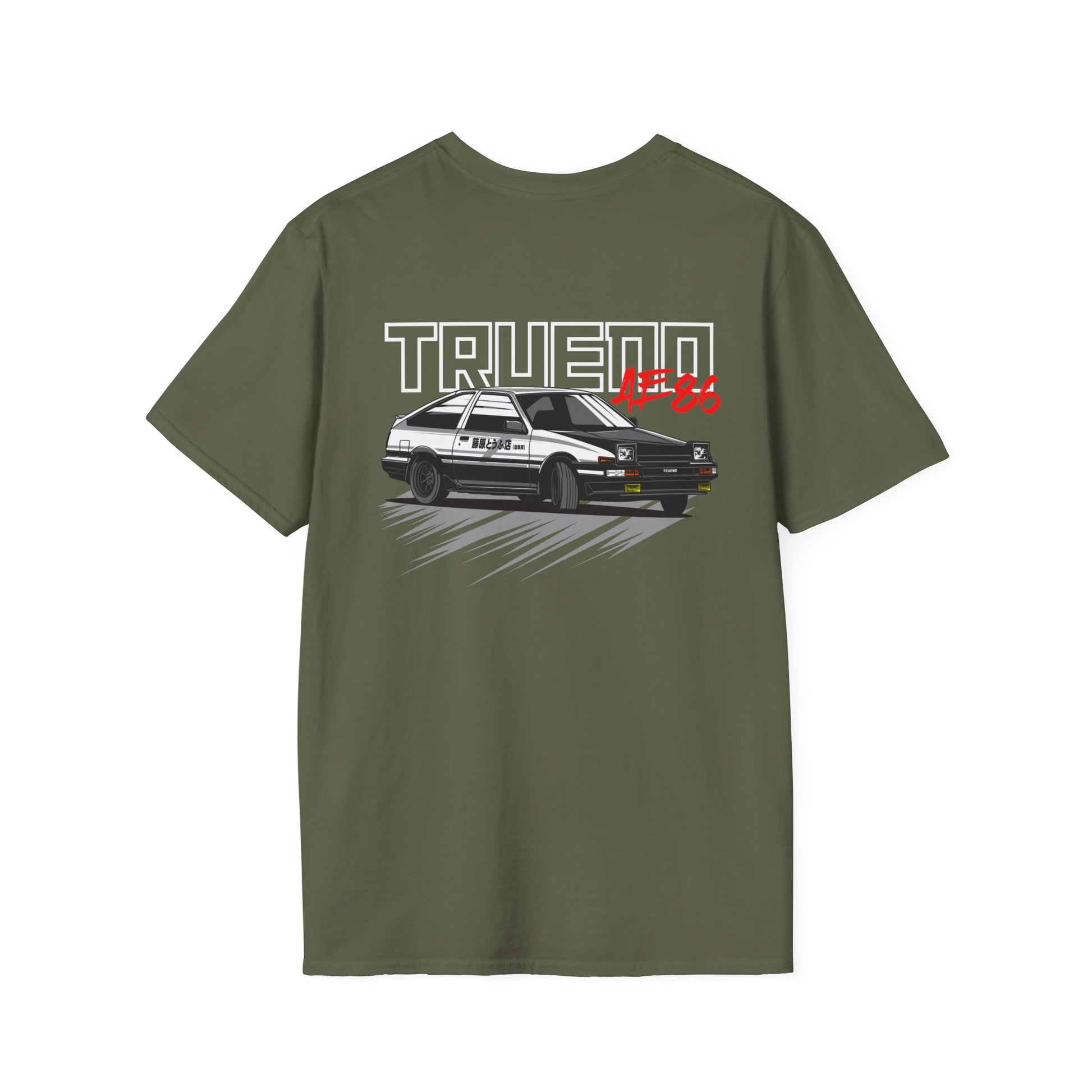 Fujiwara Tofu Shop AE86 Trueno T-Shirt | Initial D Inspired JDM Tee | Drift Legend Graphic T-Shirt