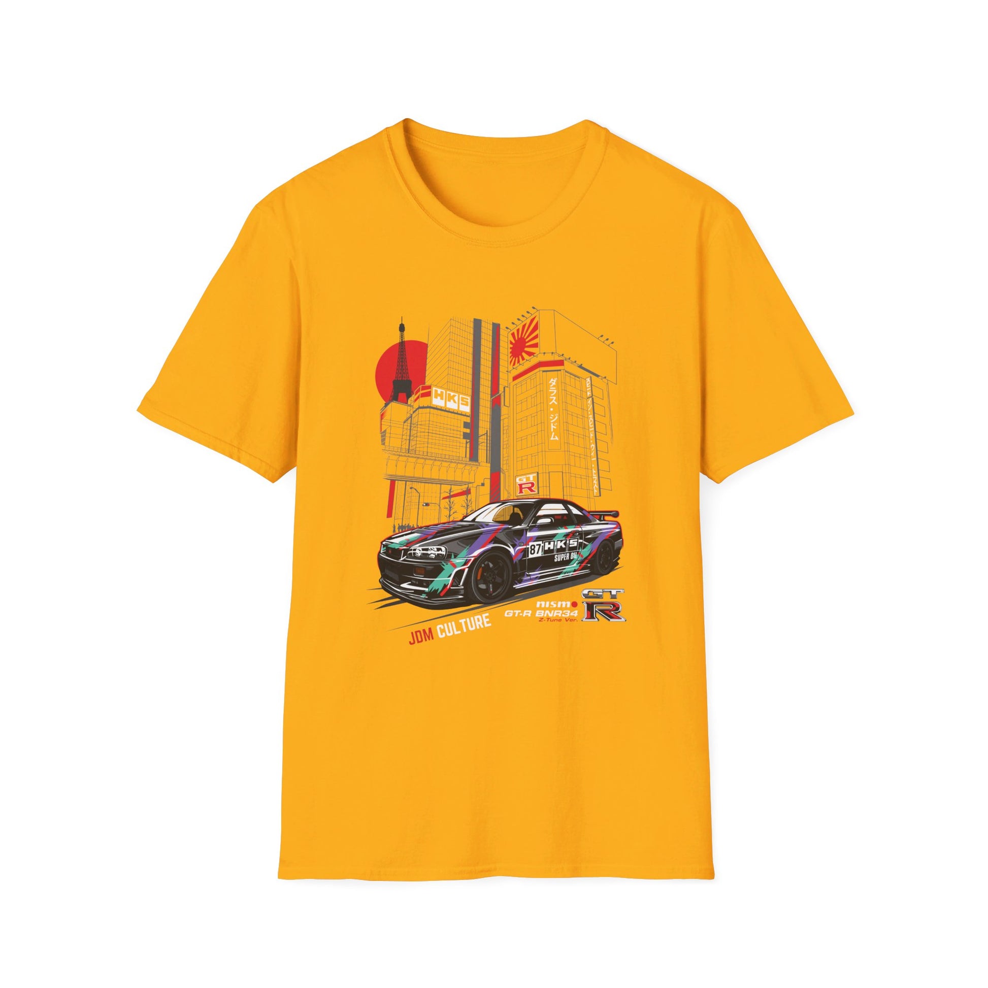 Unleash the Spirit of the Streets with the JDM Culture HKS R34 City T-Shirt