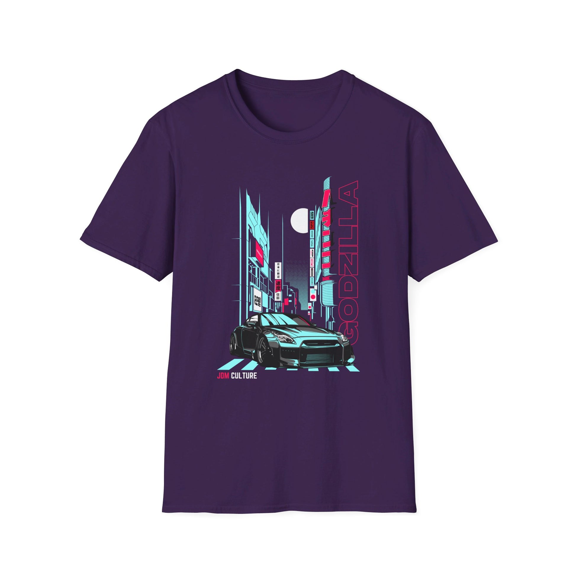 JDM Culture R35 Godzilla City T-Shirt – Unleash the Beast on the Streets