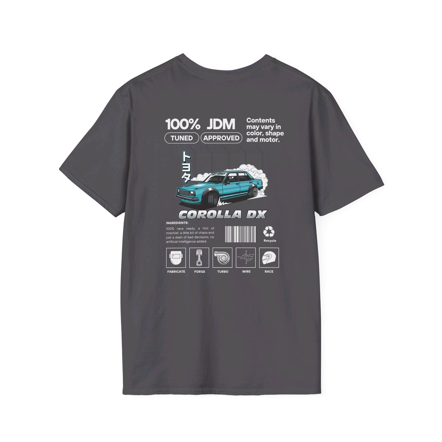 JDM Approved Corolla DX Package T-Shirt – Embrace the Classic JDM Charm