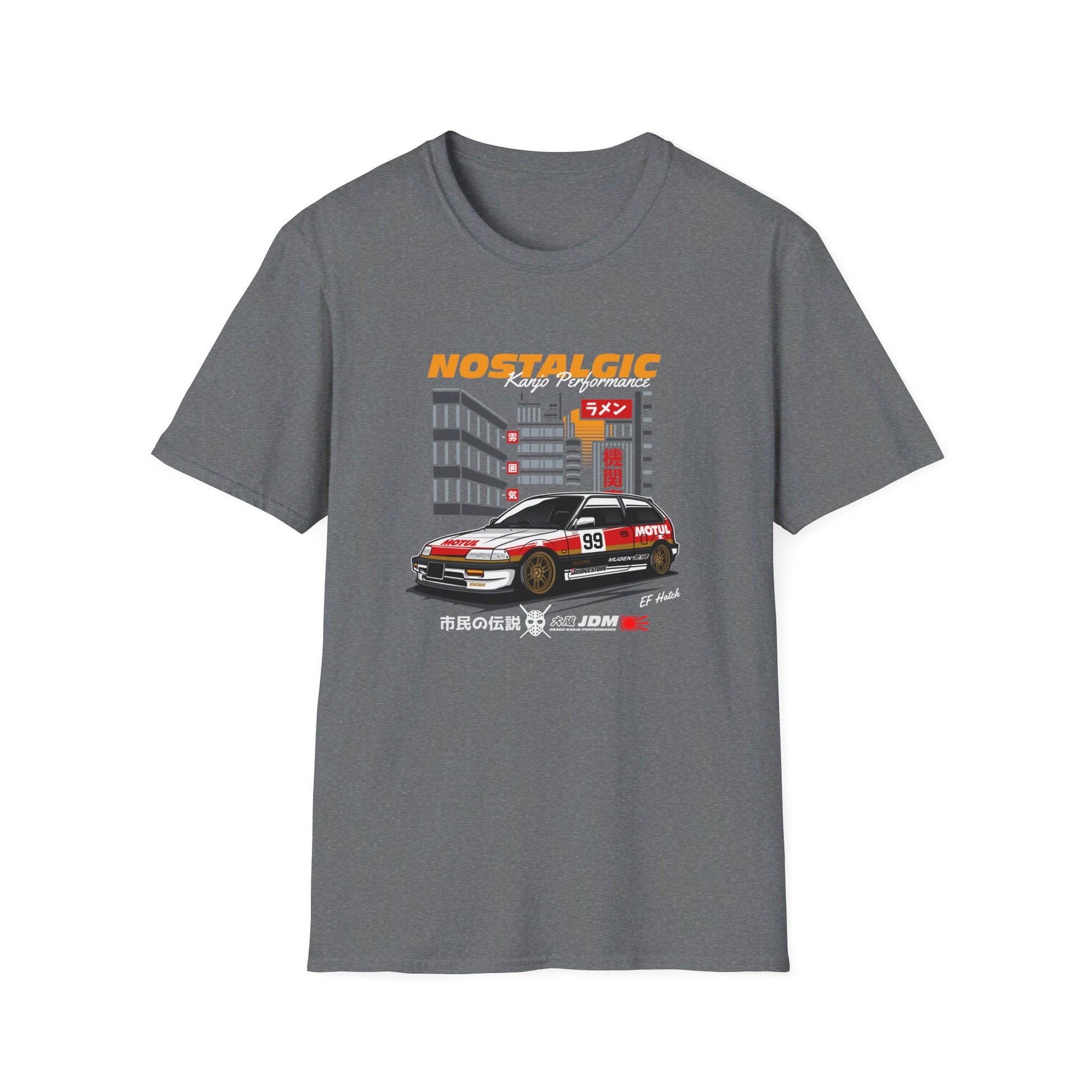 Nostalgic Honda Civic EF Hatch T-Shirt Celebrate a Classic JDM Icon
