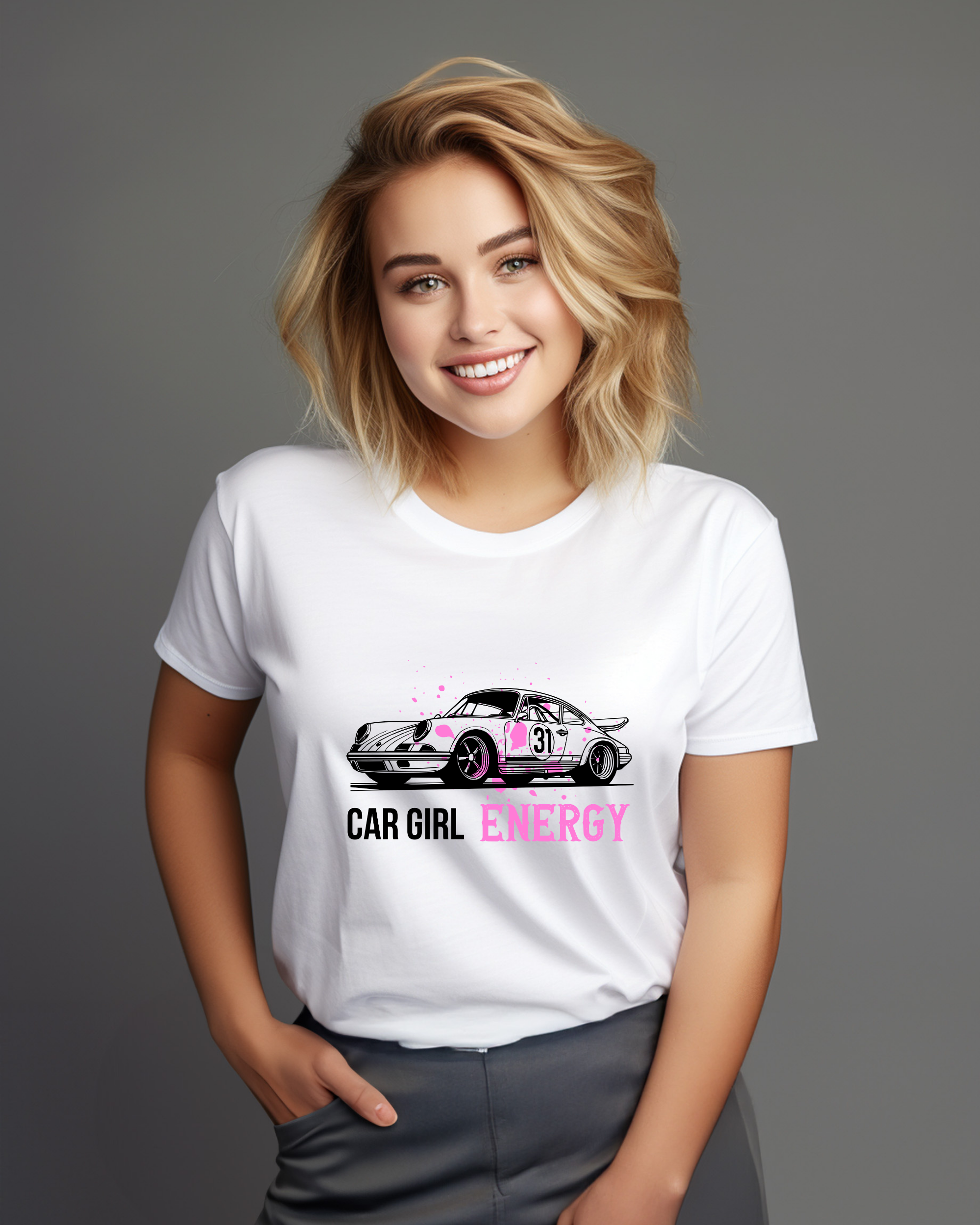 Car Girl Energy Tee | Euro Sports Car Inspired Streetwear Shirt Tuning Techniques