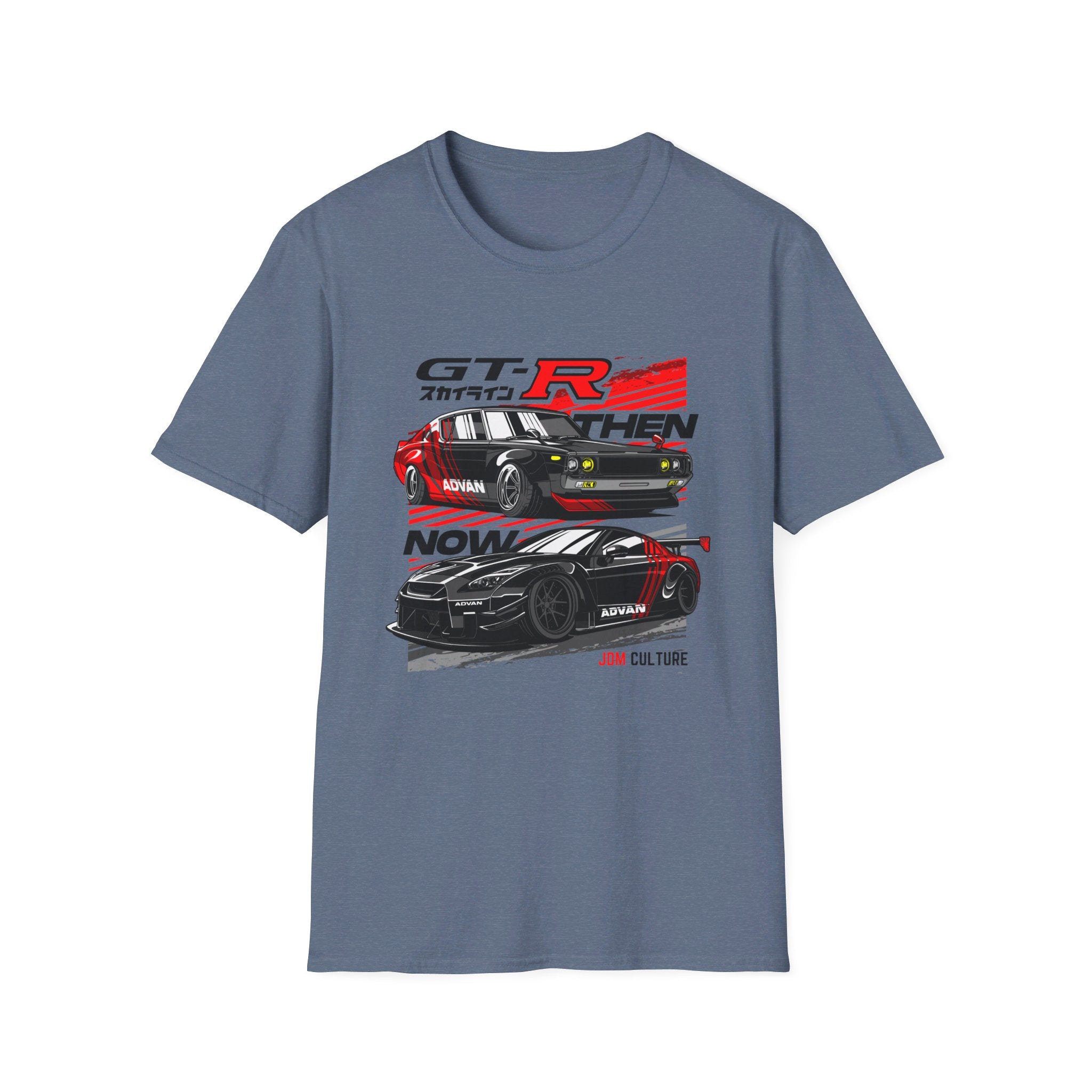 JDM Culture GTR Then and Now T-Shirt – A Tribute to Generations of Performance