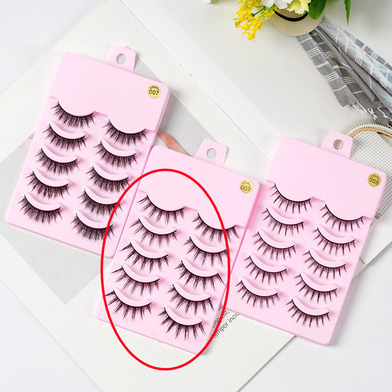 Barbie Beauty False Eyelashes – Natural Slim Length (5 Pairs)