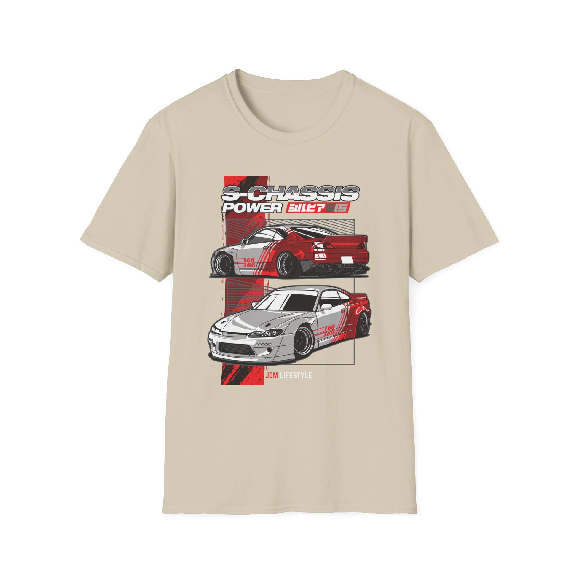 JDM Lifestyle Silvia S-Chassis T-Shirt – Embrace the Drift Icon