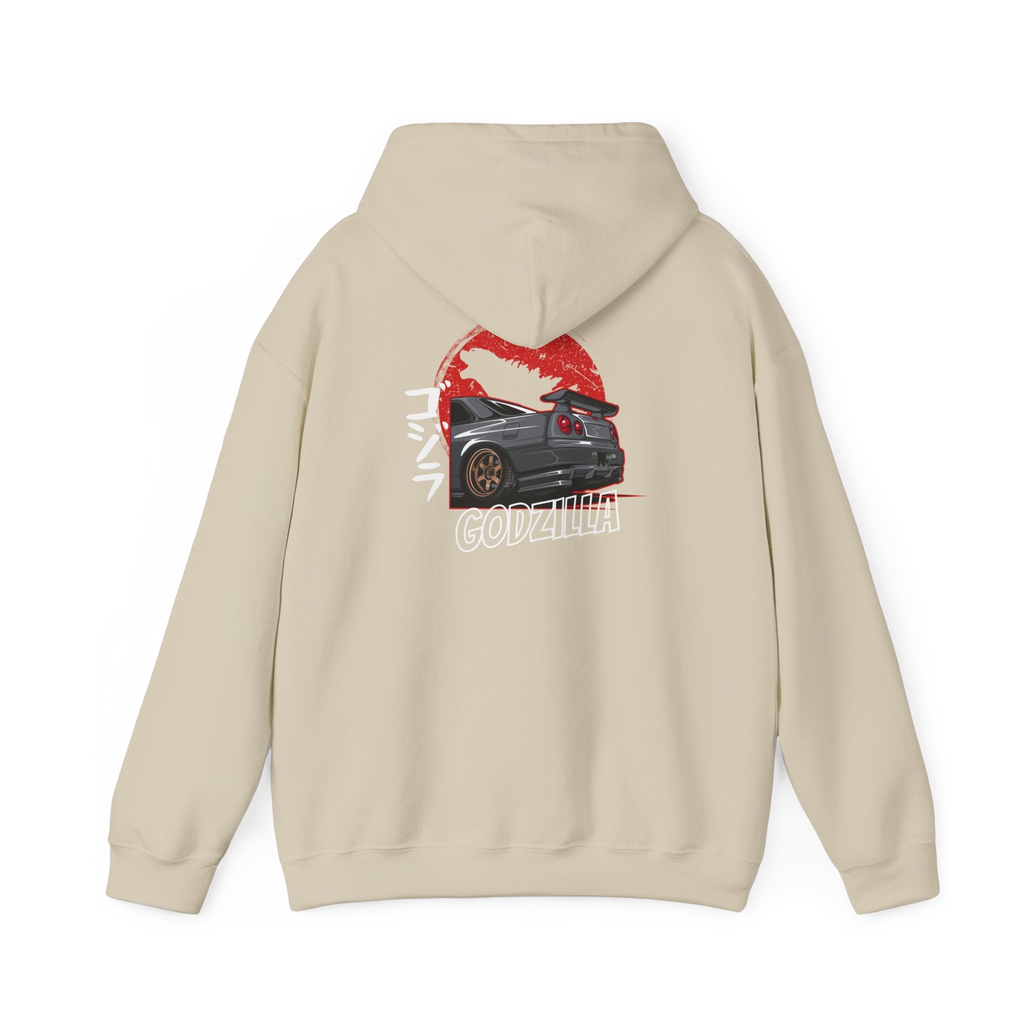 Tuning Techniques Nissan Skyline R34 GTR "Godzilla Unleashed" Hooded Sweatshirt
