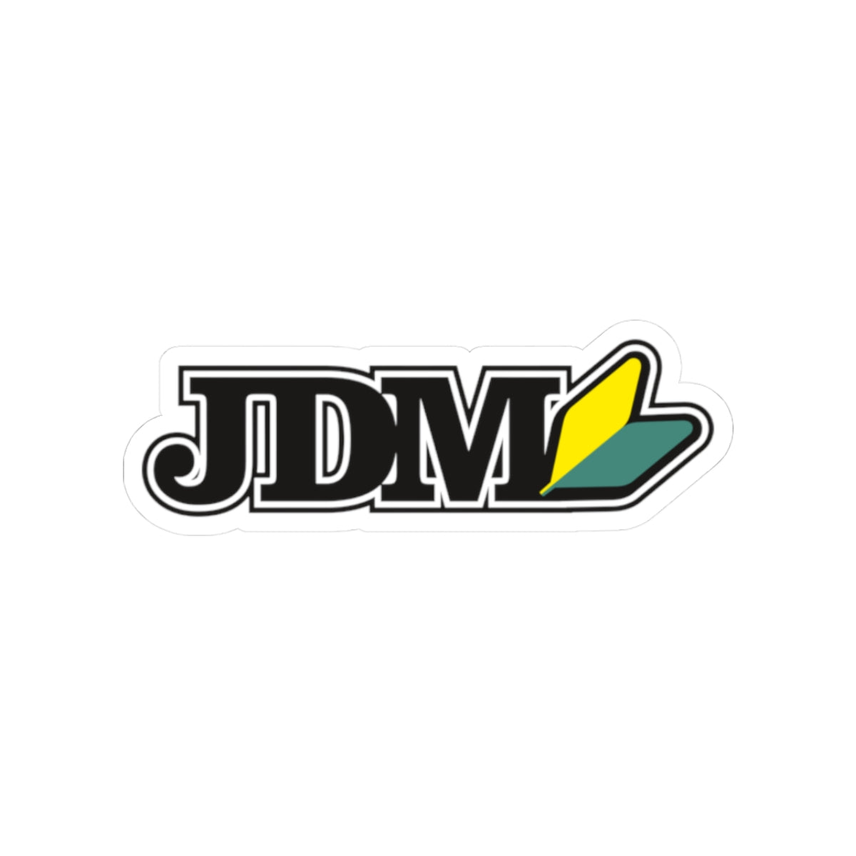 JDM Logo Kiss-Cut Sticker – Car Decal & Laptop Sticker