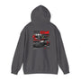 JDM Culture GT-R Then and Now Hoodie with Racing Car Design