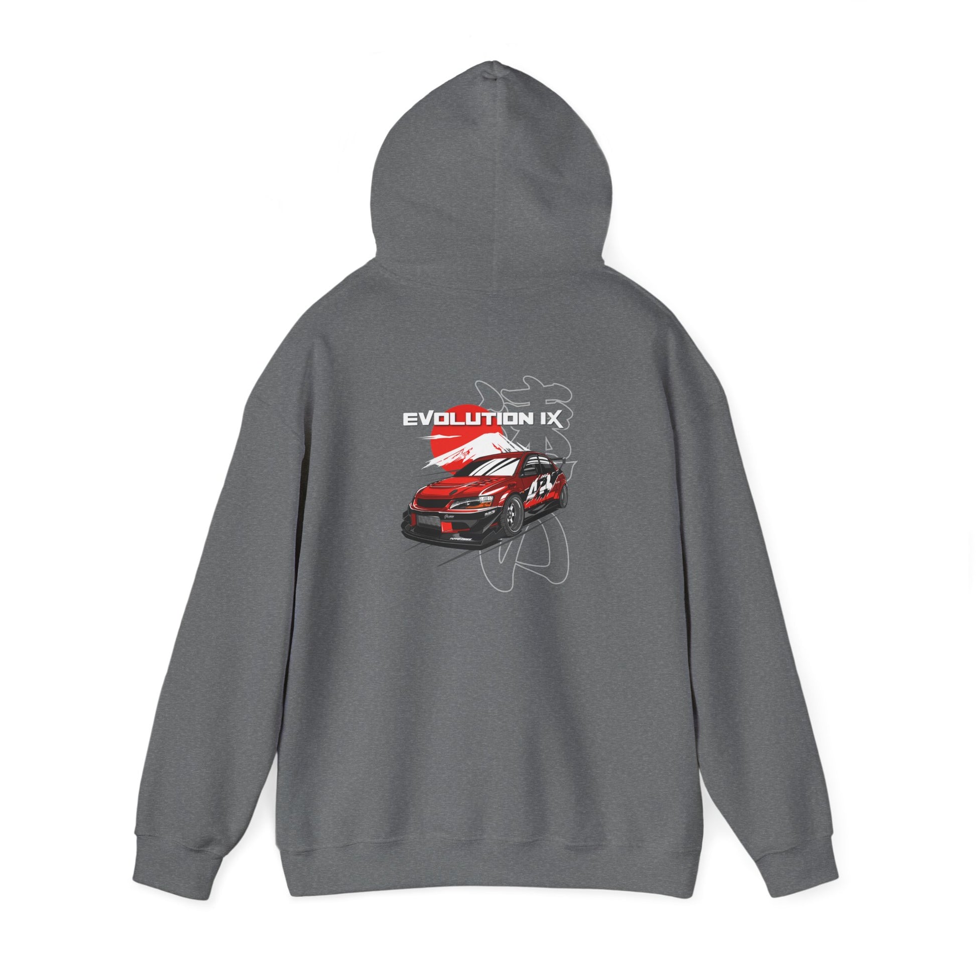 Tokyo Drift Mitsubishi EVO IX Hoodie | JDM Street Racer Pullover | Car Culture Hooded Sweatshirt