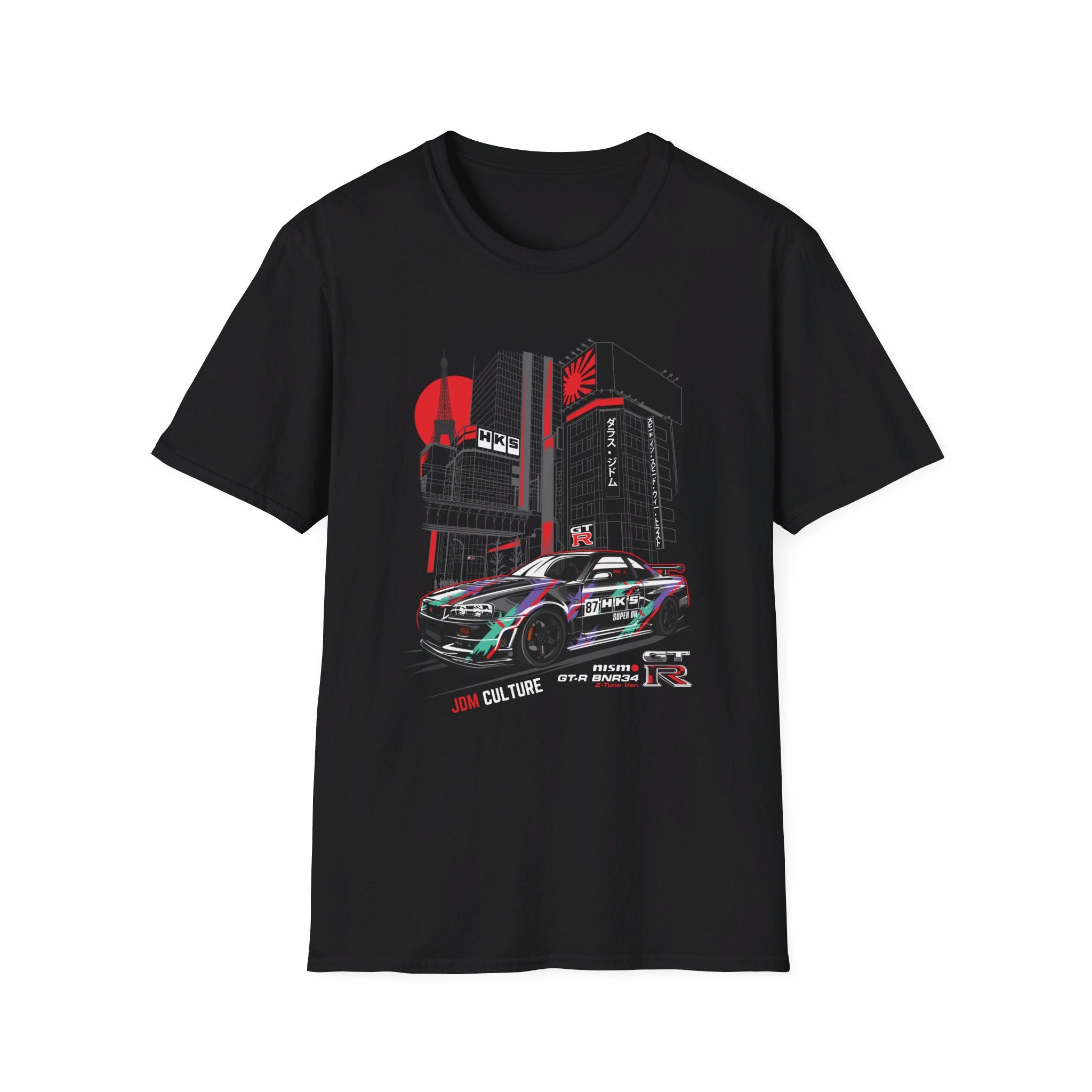 Unleash the Spirit of the Streets with the JDM Culture HKS R34 City T-Shirt