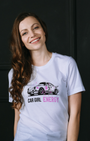 Car Girl Energy Tee | Euro Sports Car Inspired Streetwear Shirt Tuning Techniques