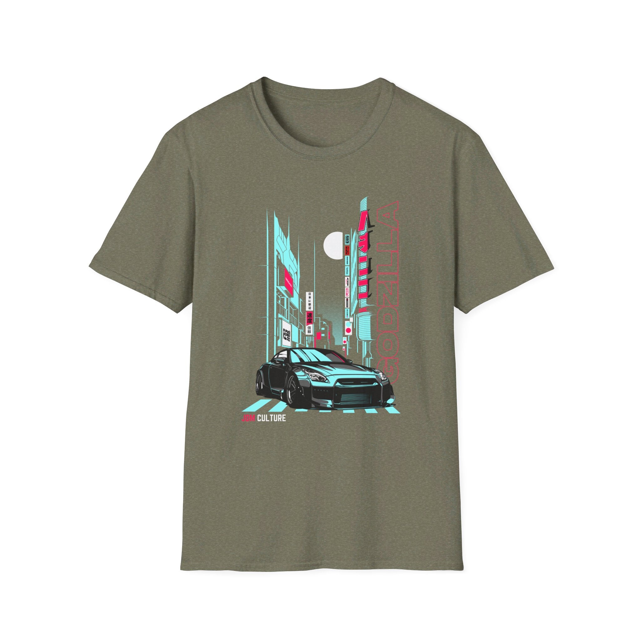 JDM Culture R35 Godzilla City T-Shirt – Unleash the Beast on the Streets