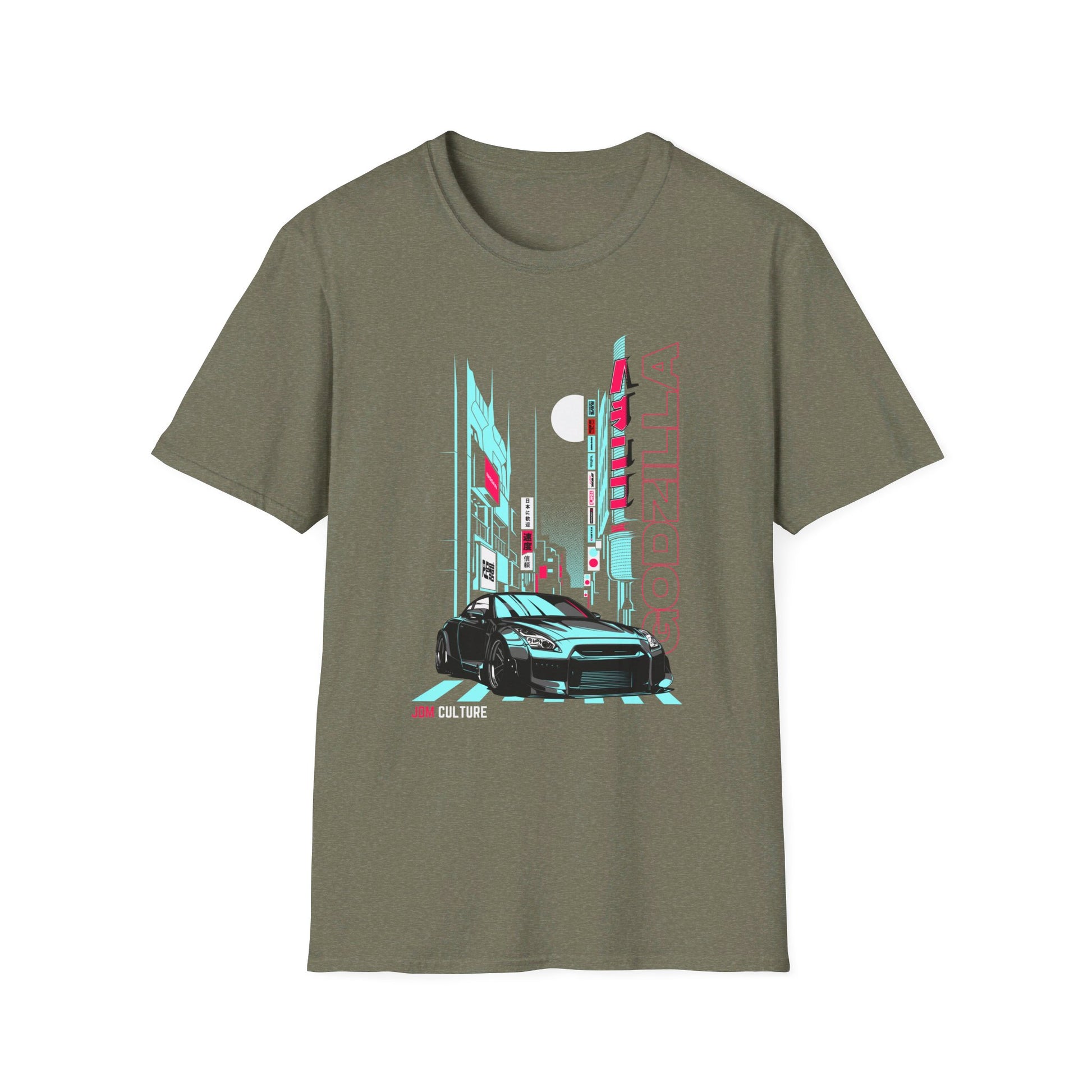 JDM Culture R35 Godzilla City T-Shirt – Unleash the Beast on the Streets