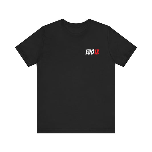 Evo IX Front and Back T-Shirt – Rally-Bred, Street Dominant